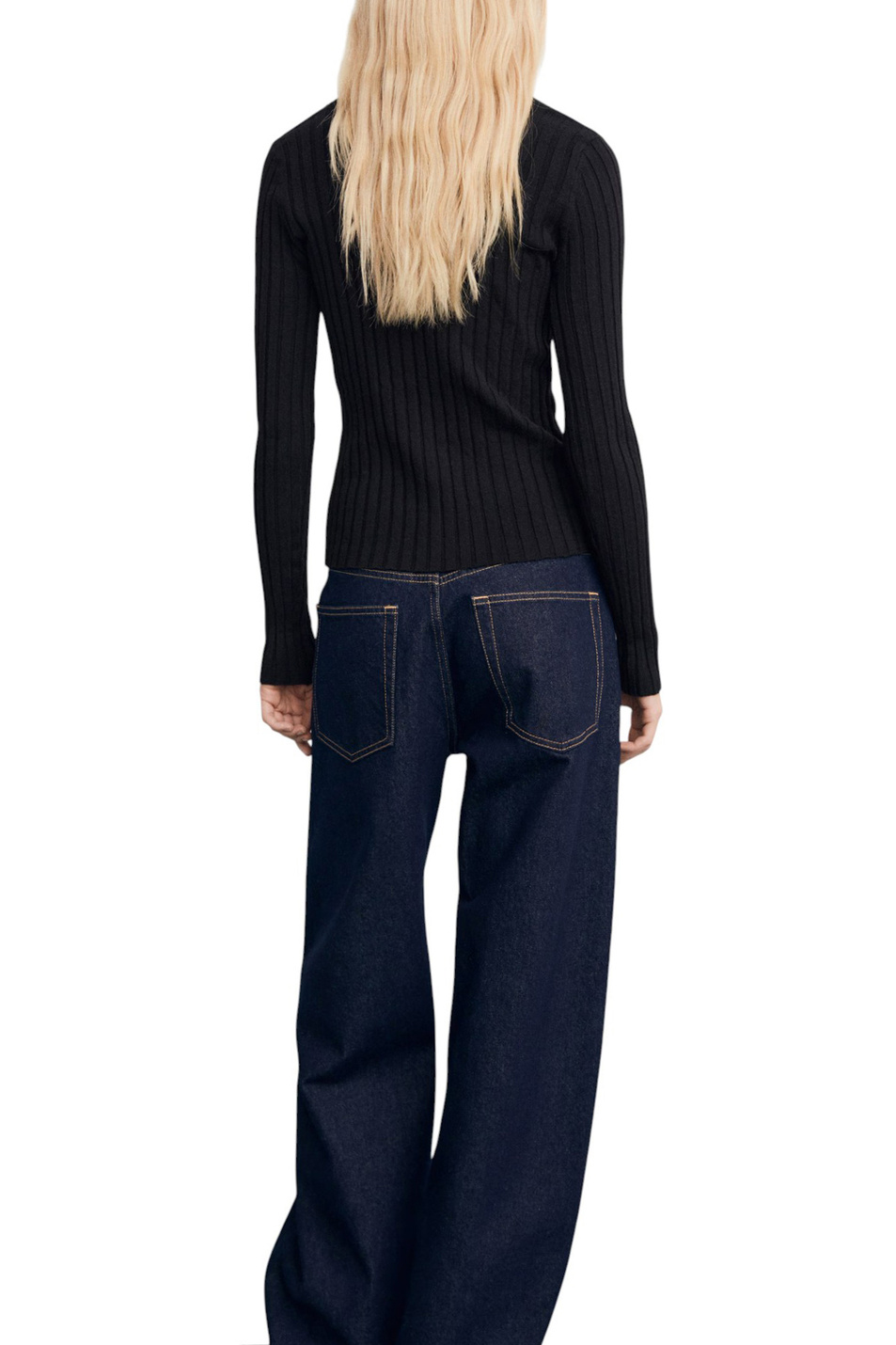 Женский Mango Кардиган FLURRY в рубчик (цвет ), артикул 17035800 | Фото 4