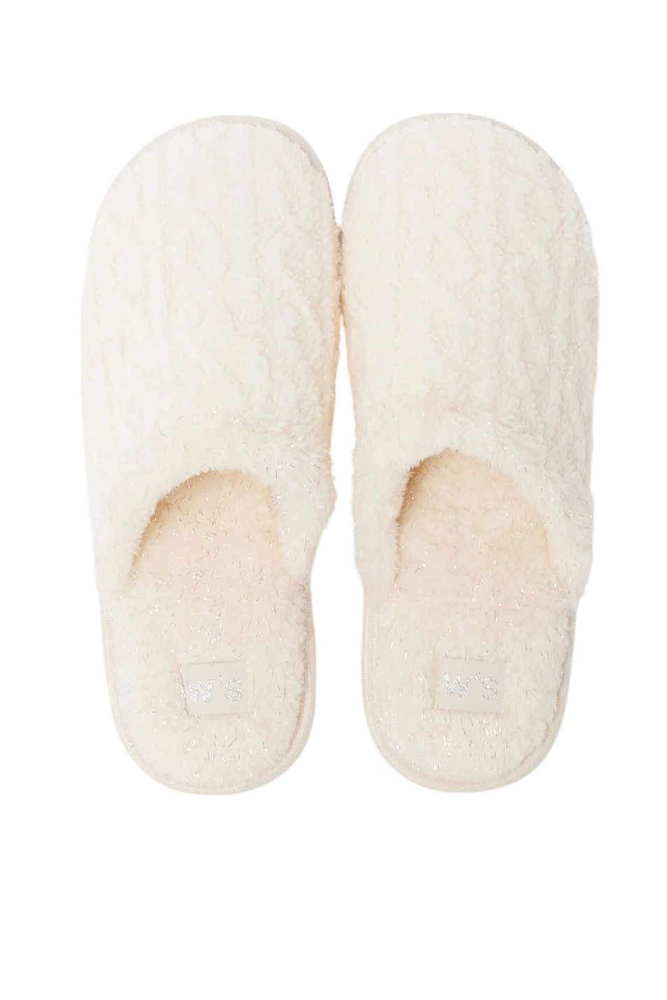 Тапочки текстильные|Основной цвет:Кремовый Женский Women'secret Тапочки текстильные (цвет ), артикул 4998054 | Фото 3