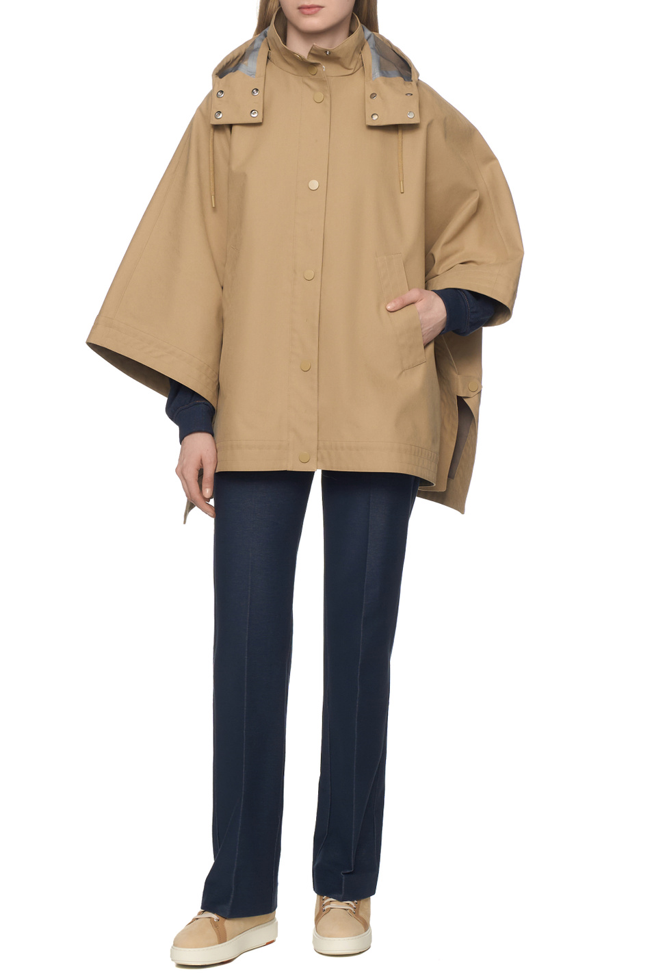 Женский Max Mara Плащ BOA однотонный (цвет ), артикул 2526736017 | Фото 3