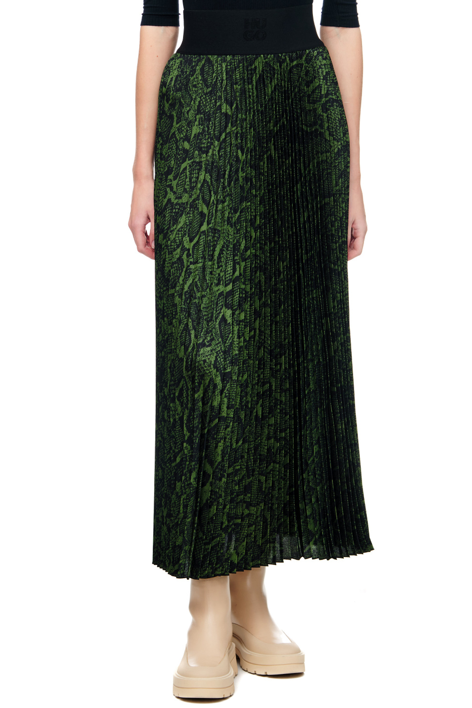 HUGO Плиссированная юбка с эластичным поясом (цвет ), артикул 50478255 | Фото 4