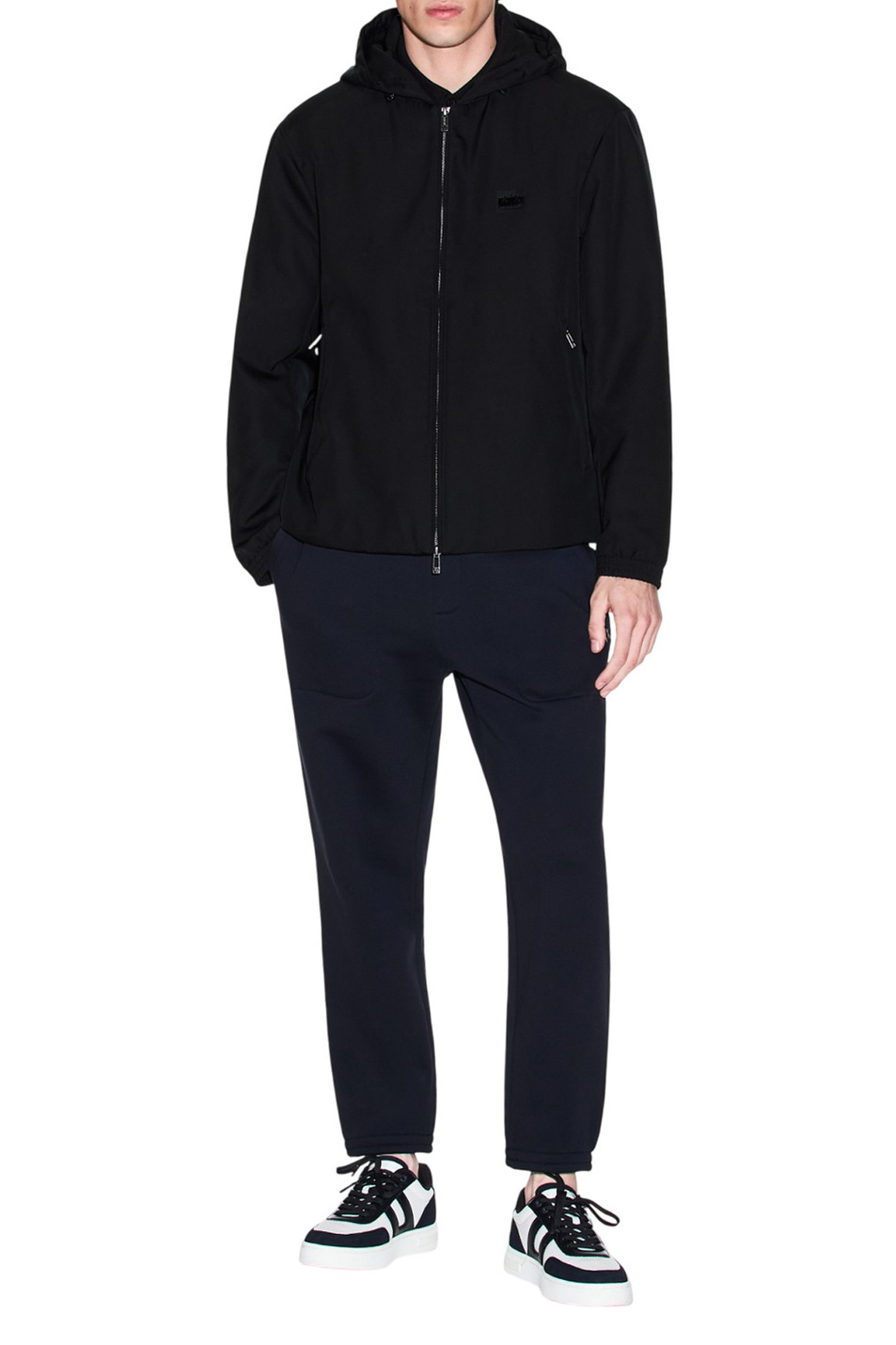 Мужской Armani Exchange Брюки-джоггеры из хлопка (цвет ), артикул XM001419-AF16434 | Фото 3