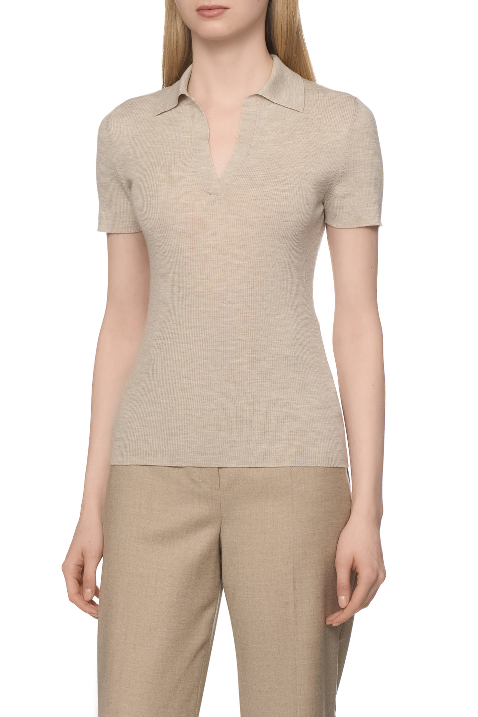 Женский Max Mara Поло ALBERO из шерсти (цвет ), артикул 2611361171 | Фото 4