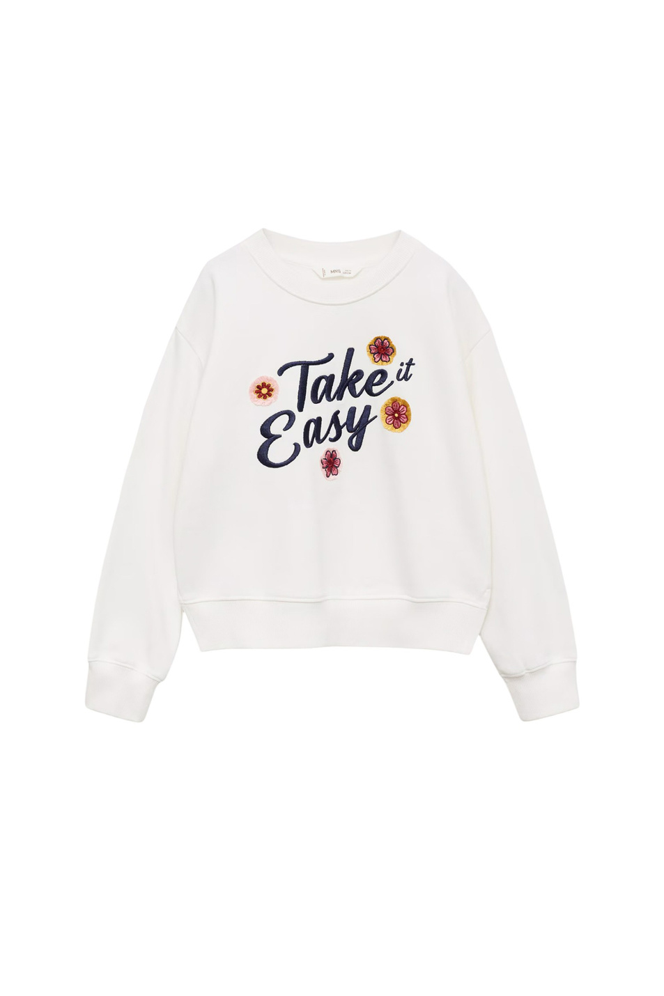 Девочкам Mango Kids Свитшот EASY с вышивкой (цвет ), артикул 77037702 | Фото 1