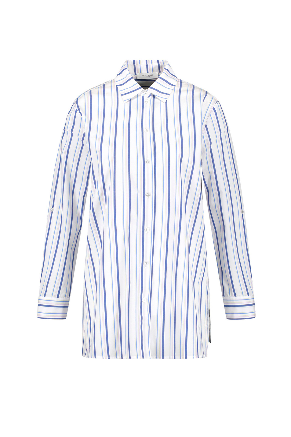 Женский Gerry Weber Рубашка из натурального хлопка в полоску (цвет ), артикул 860016-66423 | Фото 1