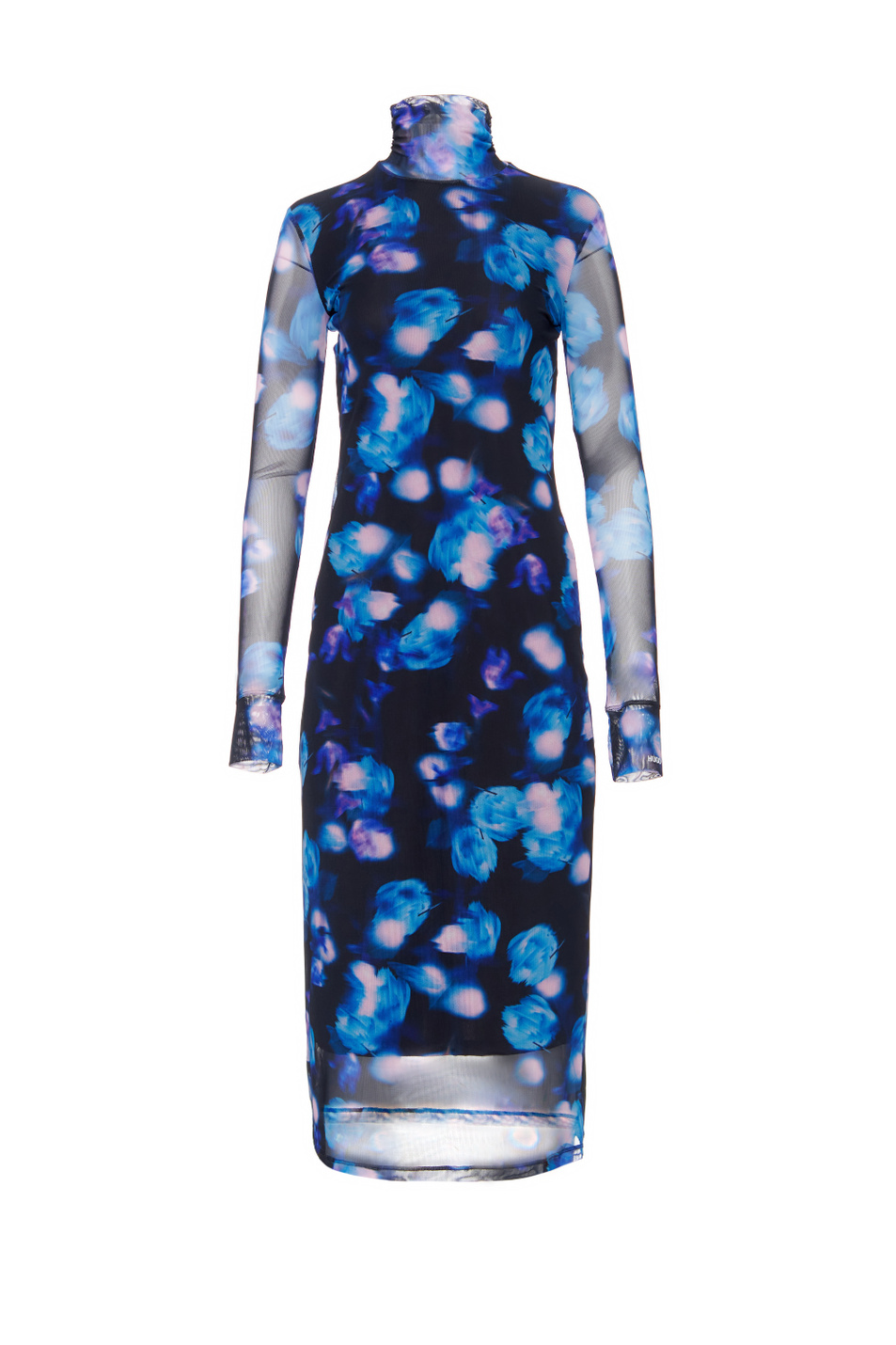 HUGO Платье с высоким воротником и прозрачными рукавами (цвет ), артикул 50461719 | Фото 1