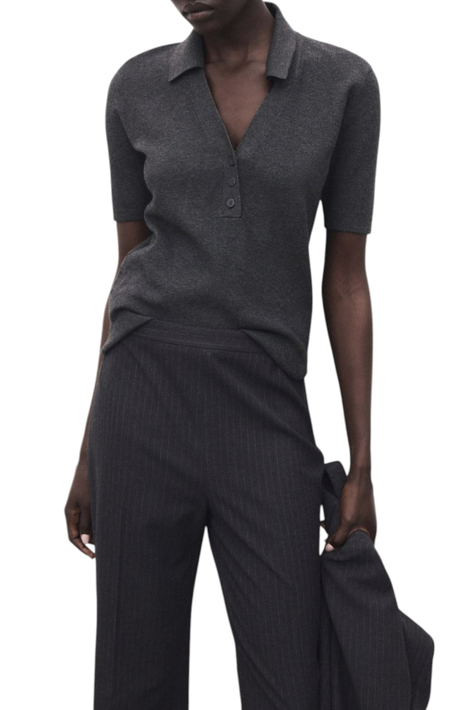 Женский Mango Джемпер POLITA с короткими рукавами (цвет ), артикул 17065981 | Фото 3