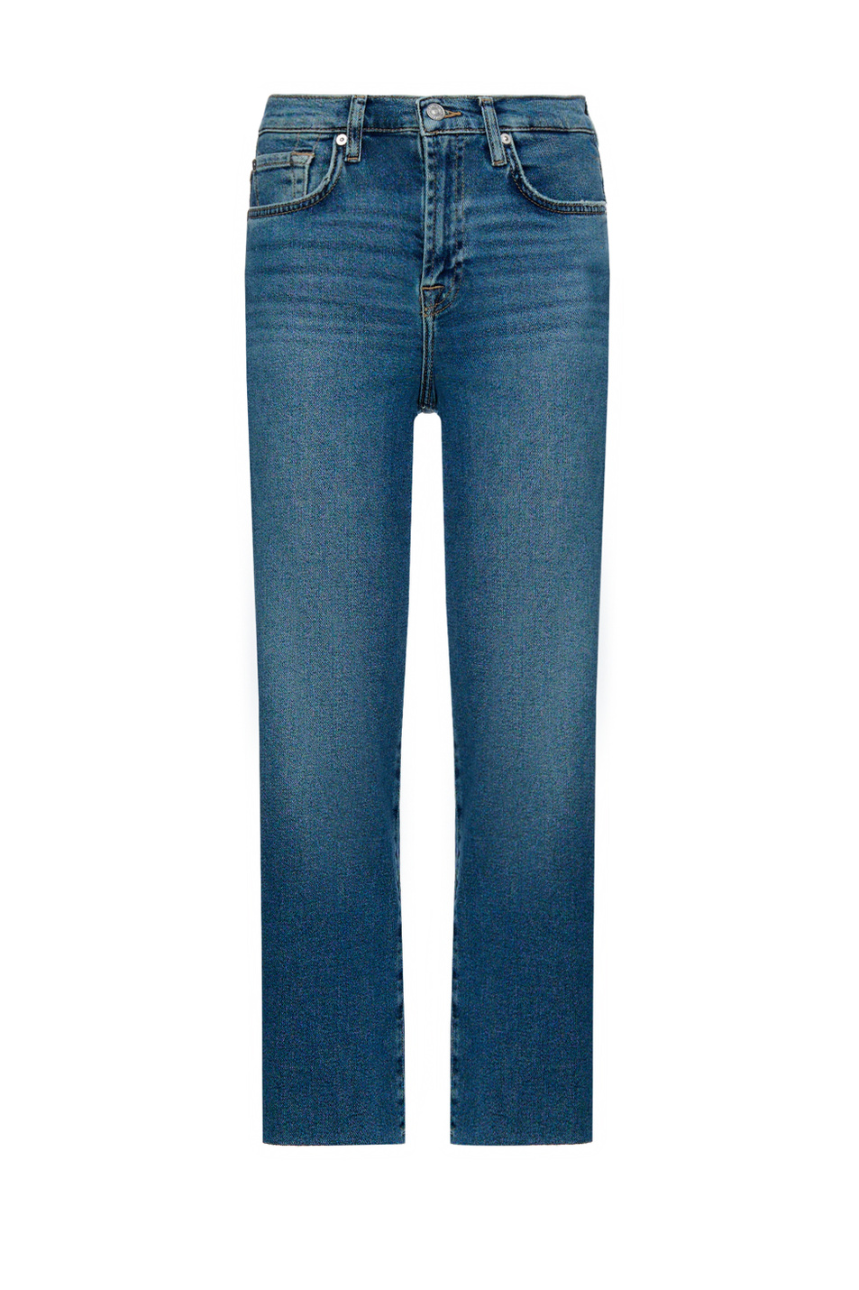 Женский 7 for all Mankind Джинсы ALEXA из смесового хлопка укороченные (цвет ), артикул JSWJA910BA | Фото 1