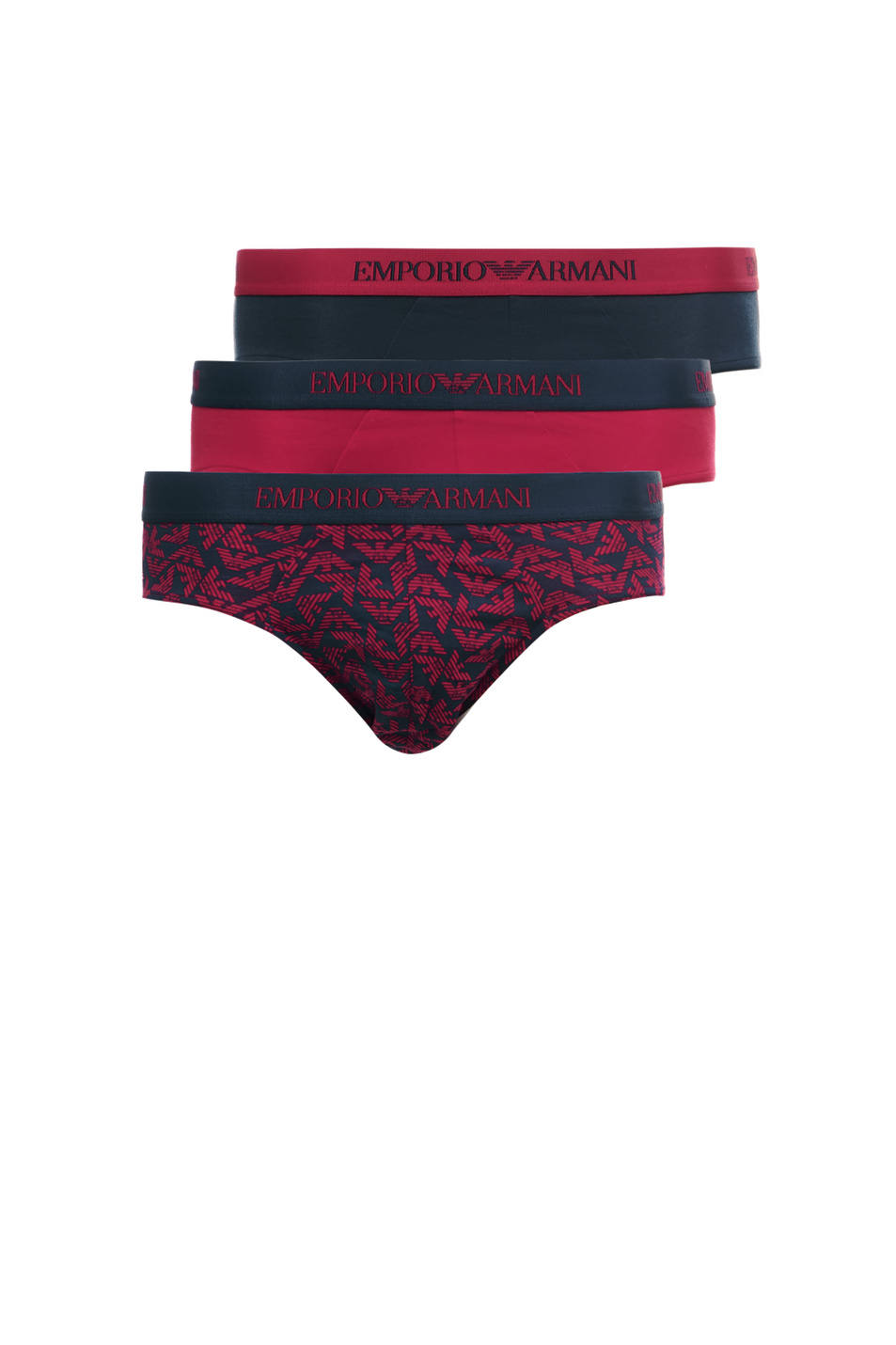 Мужской Emporio Armani Набор трусов из натурального хлопка (цвет ), артикул 111624-2F722 | Фото 1