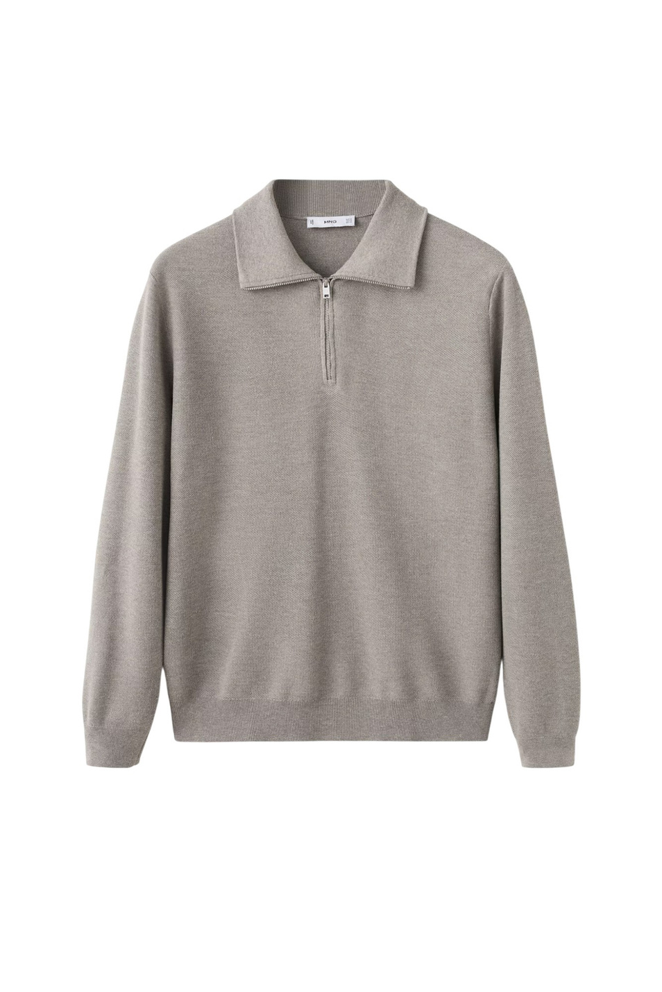 Мужской Mango Man Джемпер TENP с воротником на молнии (цвет ), артикул 27041282 | Фото 1