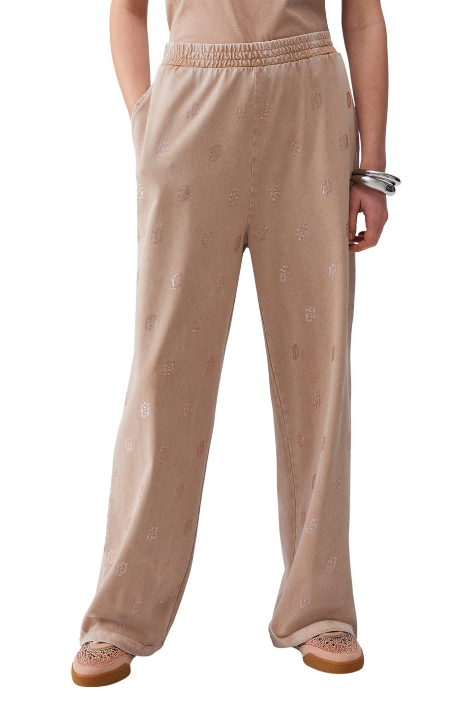 Женский Liu Jo Брюки со стразами (цвет ), артикул TA6102JS008 | Фото 3