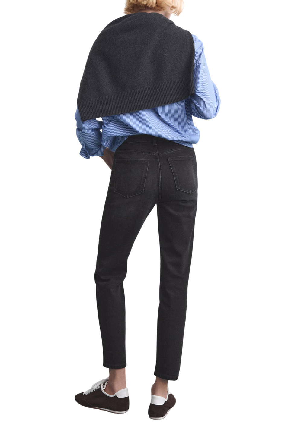 Женский Mango Джинсы NEWMOM с высокой посадкой (цвет ), артикул 27011238 | Фото 4