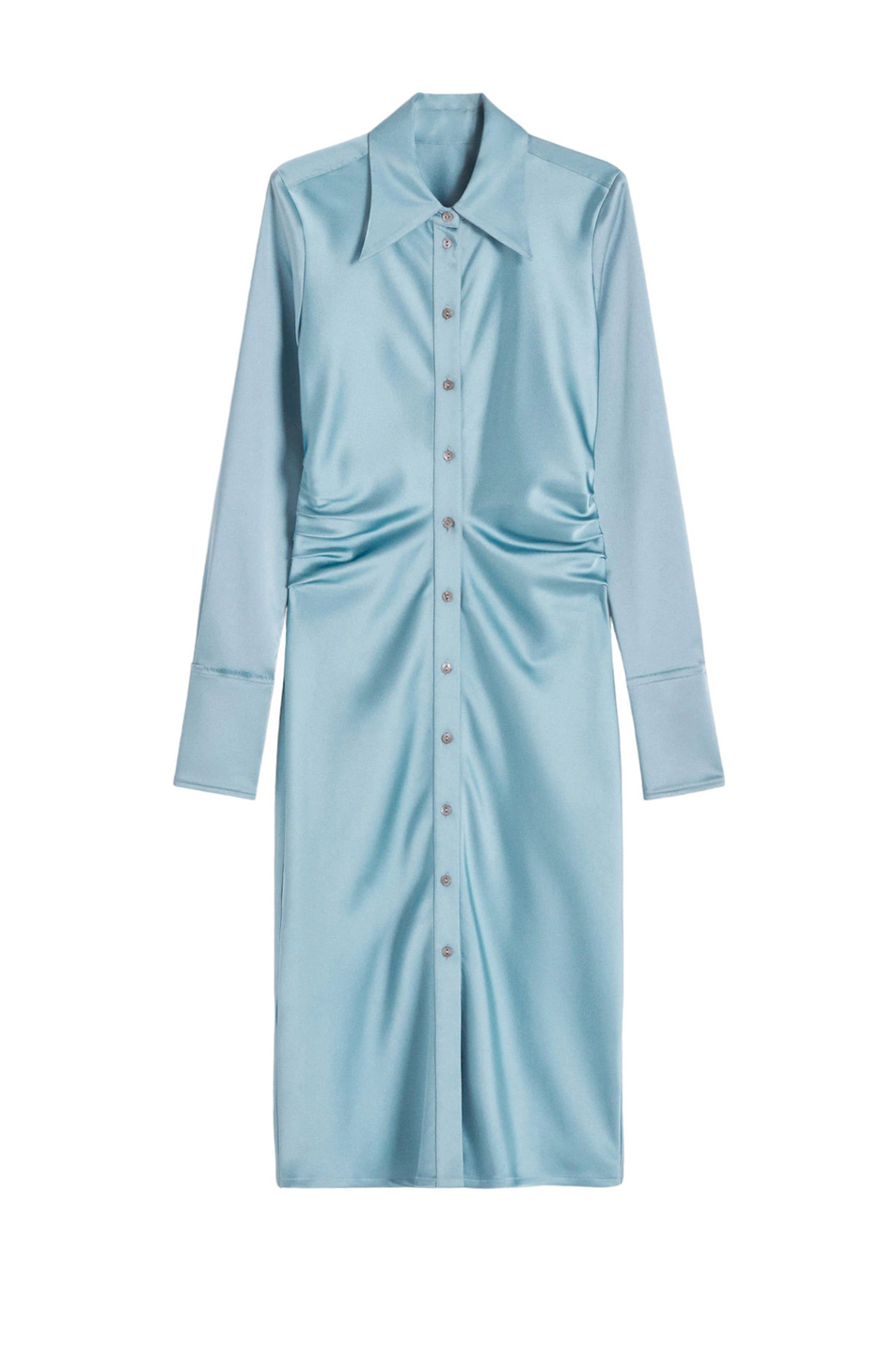 Женский Mango Платье-рубашка атласное YASHIMA (цвет ), артикул 57076025 | Фото 1