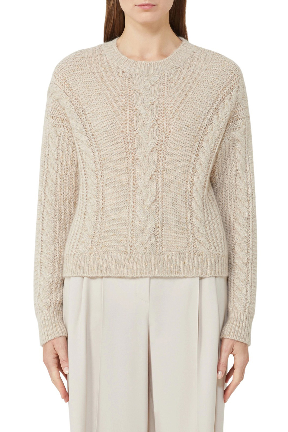 Женский Max Mara Свитер CRASSO из смесовой пряжи альпаки (цвет ), артикул 2526366112 | Фото 3