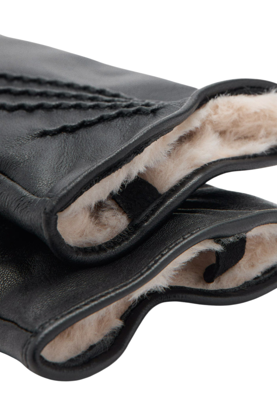 Женский Mango Перчатки HIEDRA из натуральной кожи (цвет ), артикул 17027771 | Фото 2