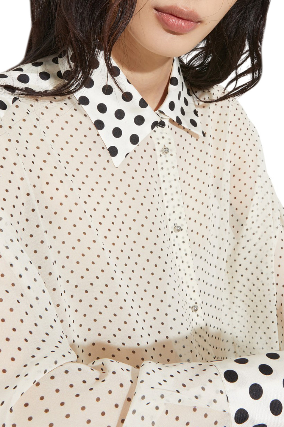 Женский MAX&Co. Блузка MCOACUME из шелка (цвет ), артикул 2616111011 | Фото 5