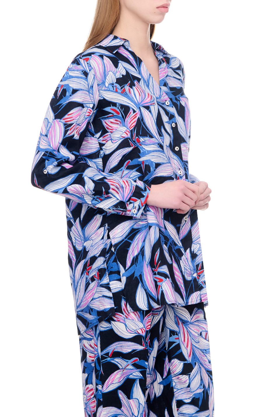 Женский Gerry Weber Рубашка из чистого льна (цвет ), артикул 860039-66264 | Фото 5