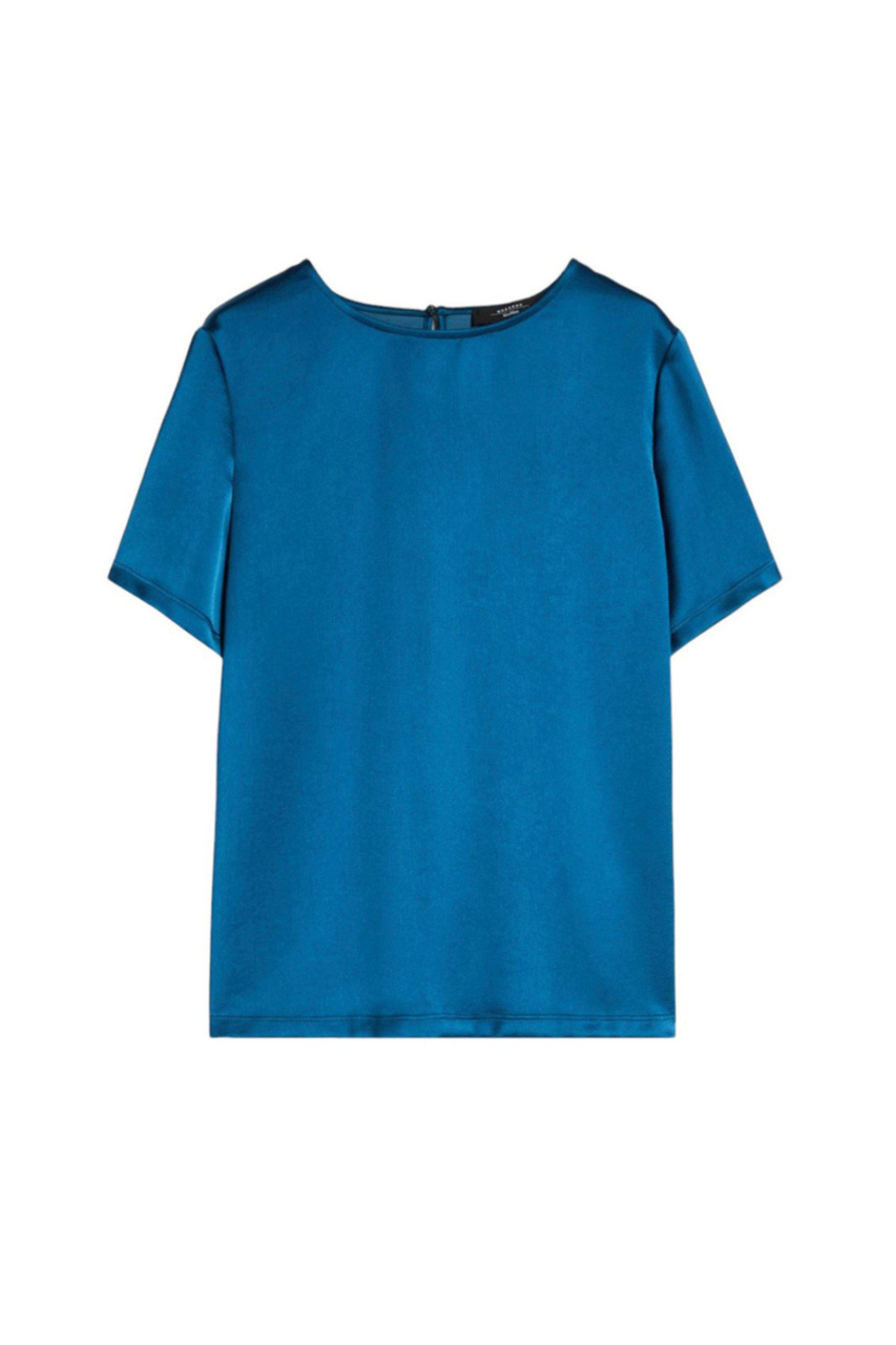 Блузка TORRES однотонная|Основной цвет:Синий|Артикул:2415941061 | Фото 1