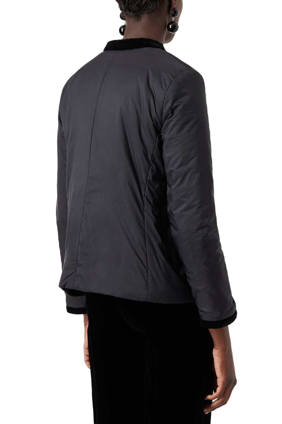 Emporio Armani Куртка из переработанного нейлона с воротником-стойкой (цвет ), артикул 8N2B01-2NKBZ | Фото 4