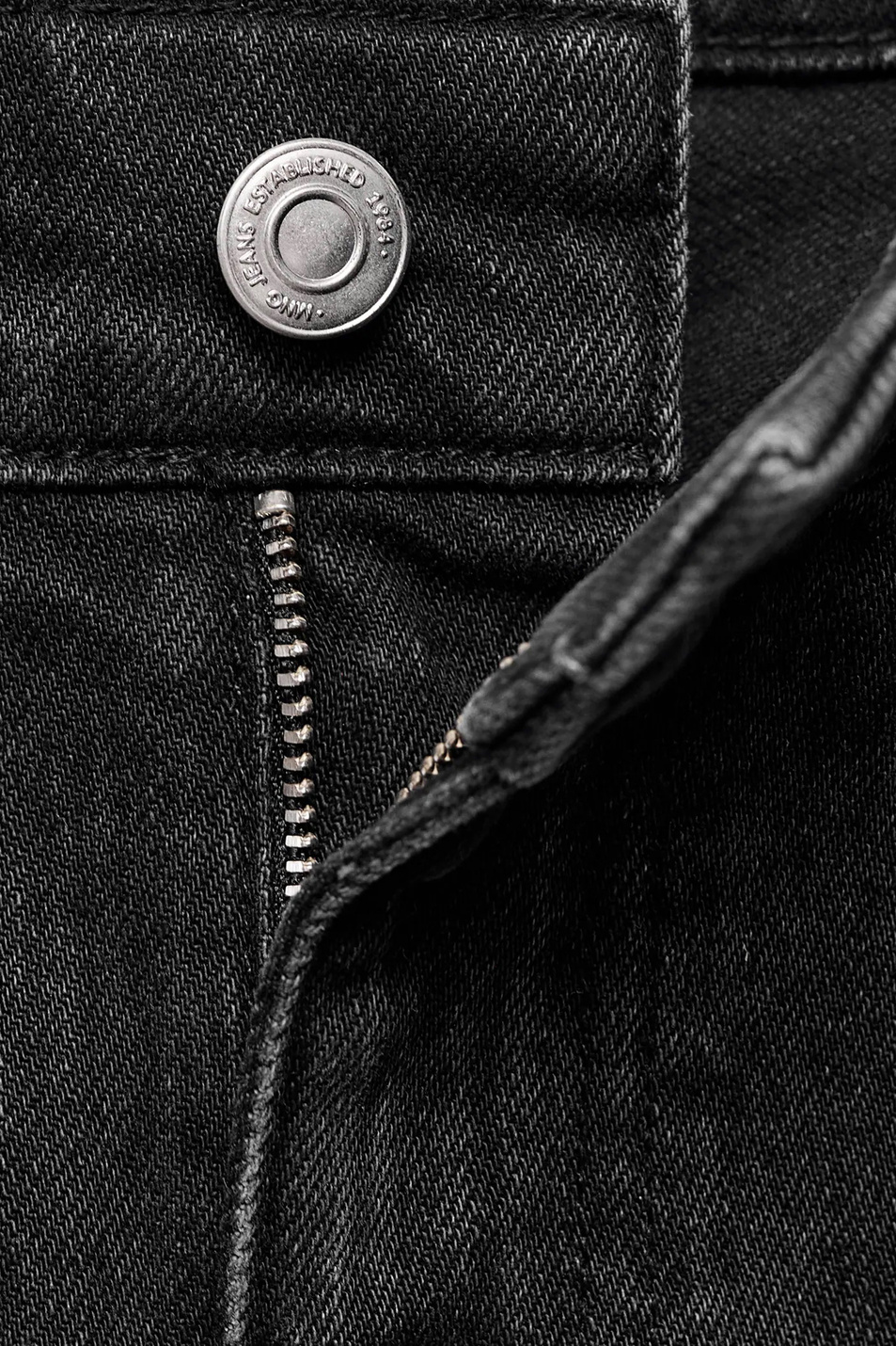 Джинсы DELIA из эластичного хлопка|Основной цвет:Черный Женский Mango Джинсы DELIA из эластичного хлопка (цвет ), артикул 17045171 | Фото 5