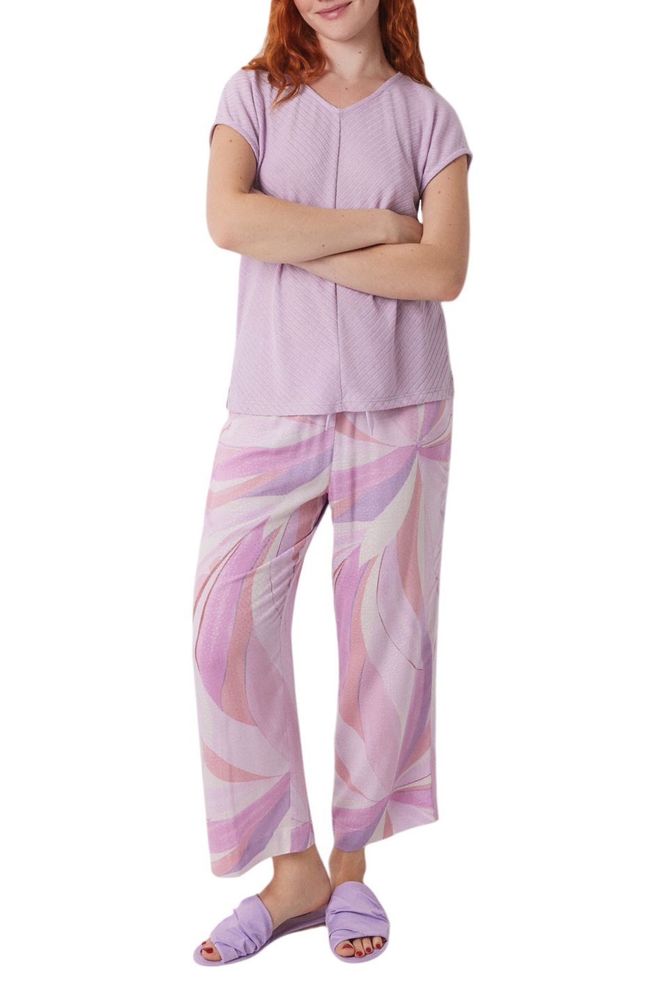 Женский Women'secret Костюм домашний (джемпер, брюки) (цвет лиловый), артикул 3599165 | Фото 1