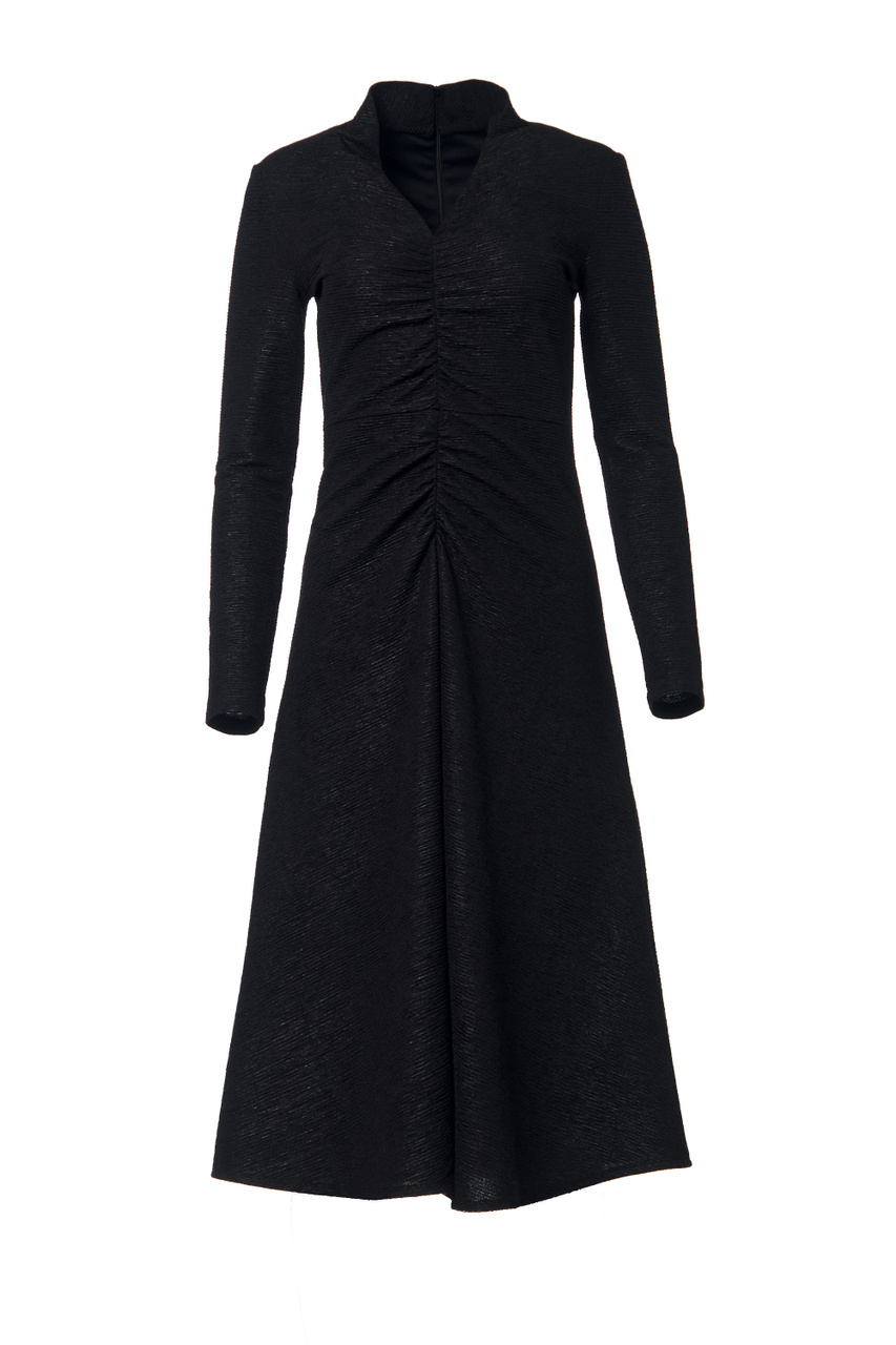 Платье DAMERINO с принтом|Основной цвет:Черный|Артикул:76219522 | Фото 1