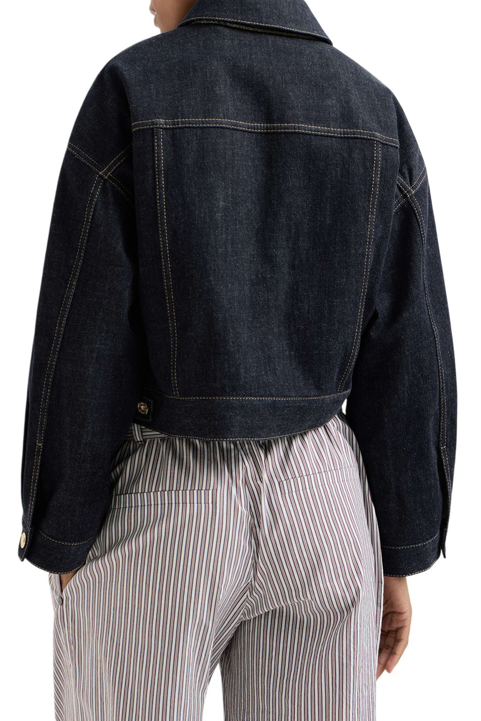 Женский Brunello Cucinelli Куртка джинсовая (цвет ), артикул ML1347672 | Фото 4