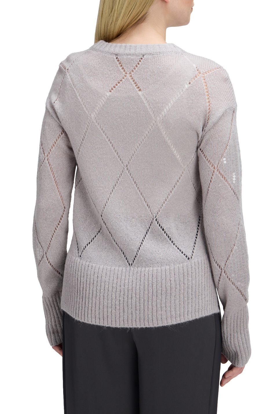 Джемпер с пайетками|Основной цвет:Серый Женский Betty Barclay Джемпер с пайетками (цвет ), артикул 5313/1672 | Фото 4