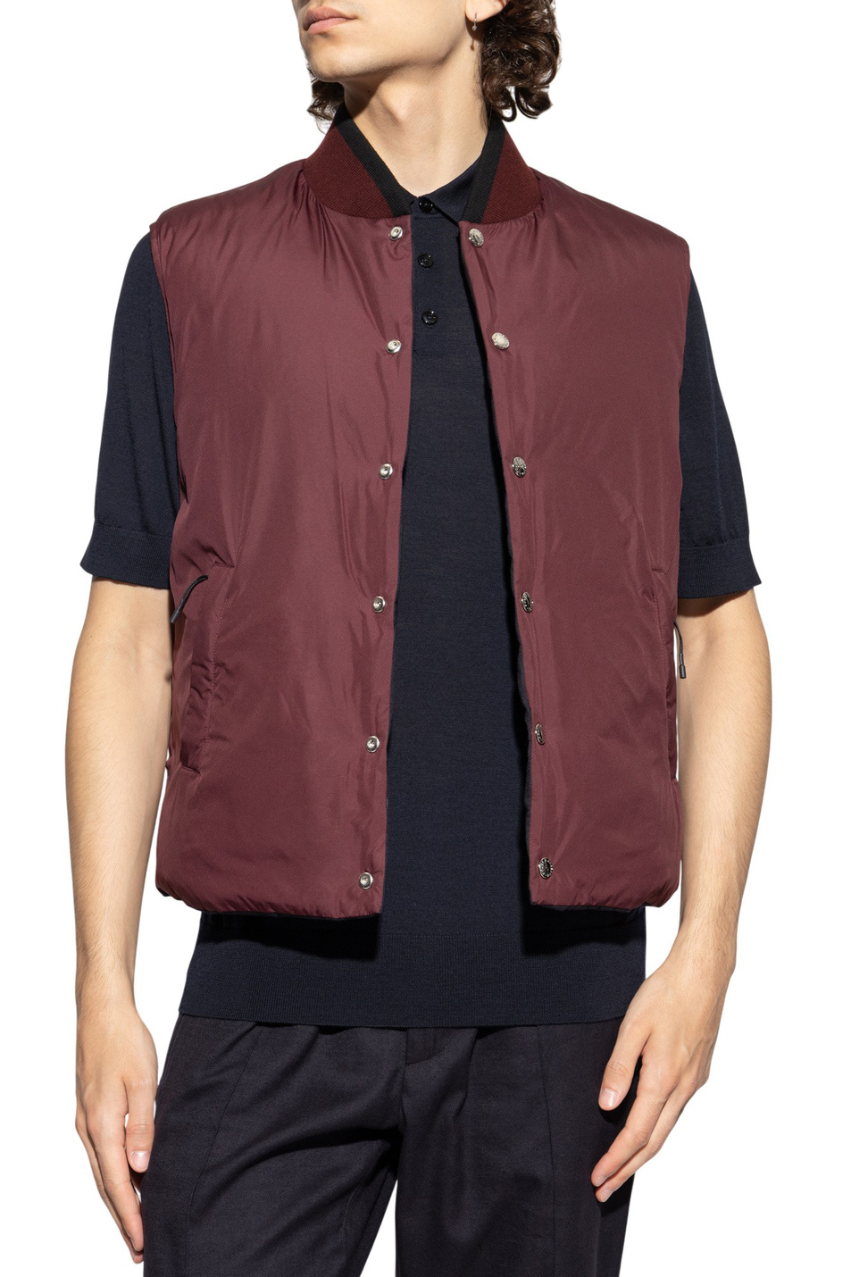 Жилет двусторонний|Основной цвет:Синий Мужской Dolce & Gabbana Жилет двусторонний (цвет ), артикул G9BSPT-FCTAB | Фото 6