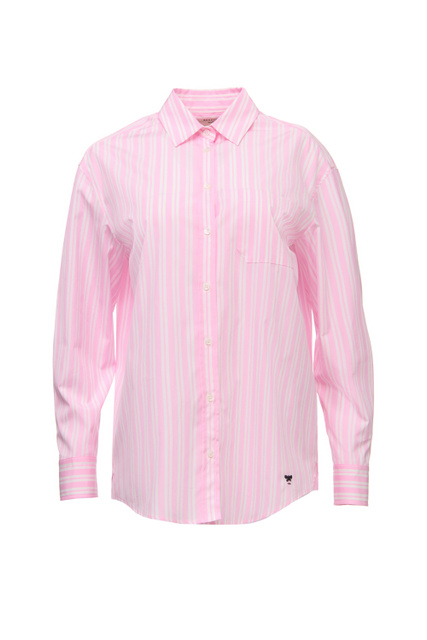 Рубашка из натурального хлопка|Основной цвет:Розовый|Артикул:51910227 | Фото 1