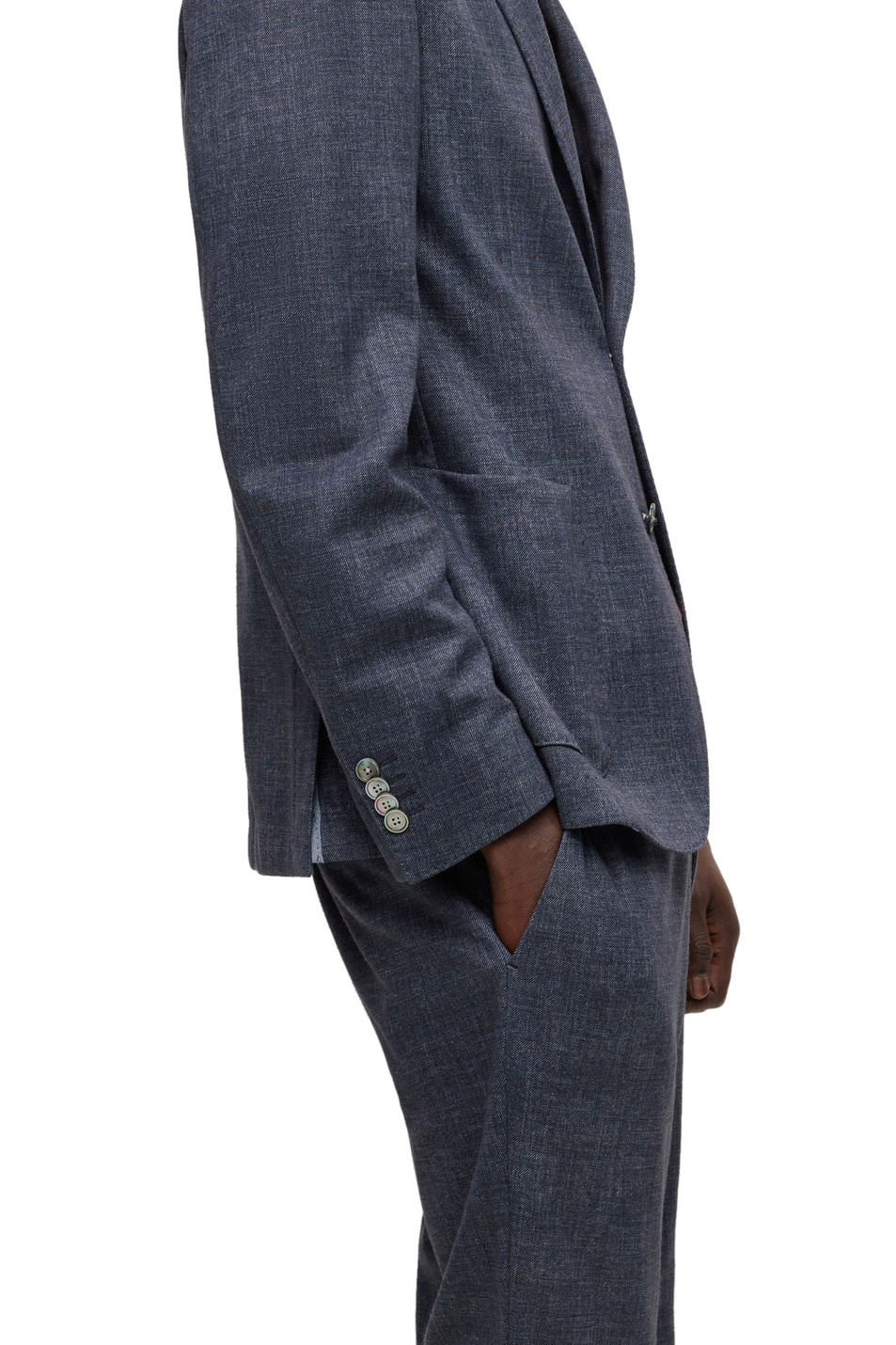 Мужской BOSS Однобортный приталенный пиджак (цвет ), артикул 50484795 | Фото 5