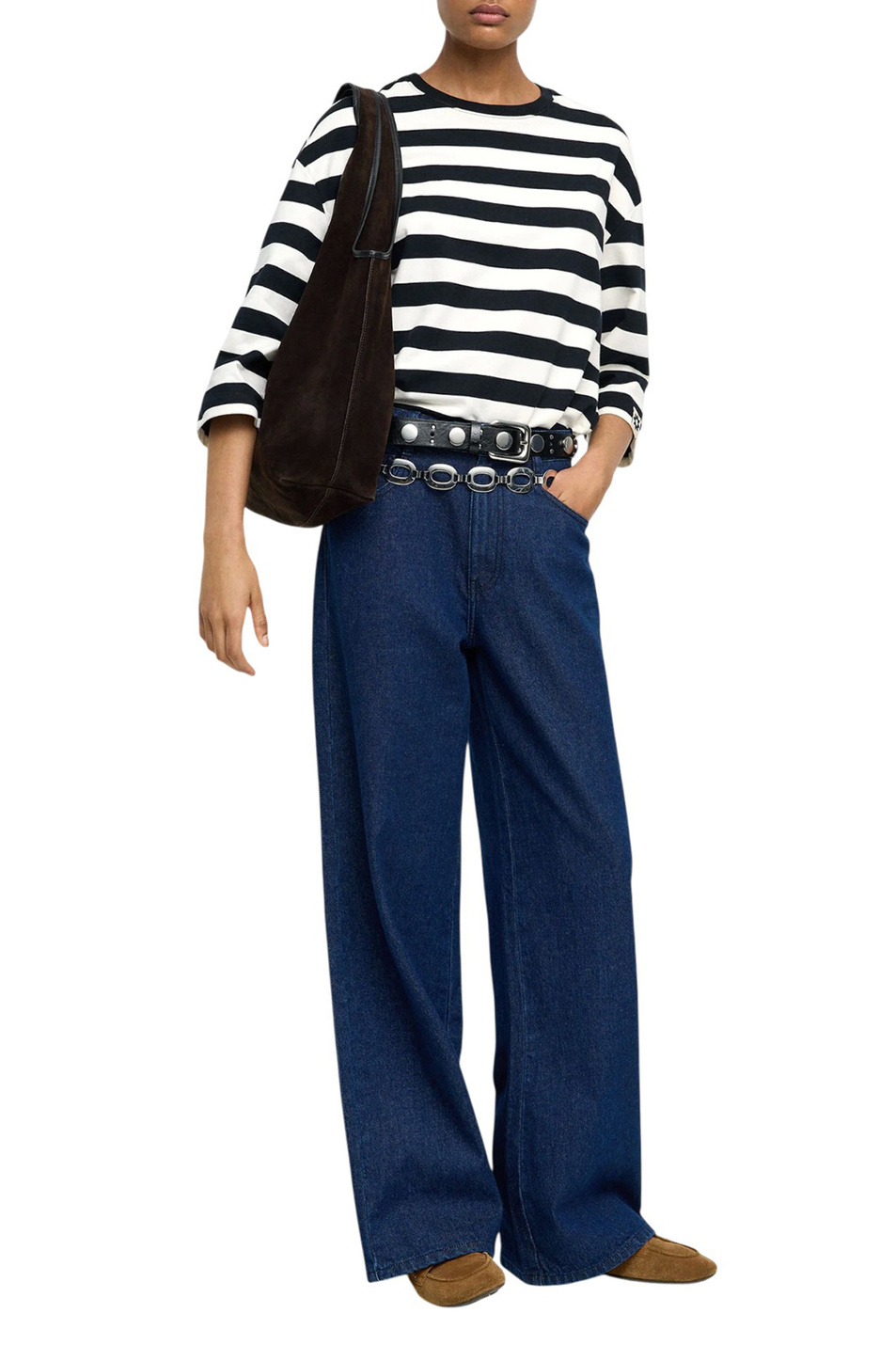 Женский Parfois Джемпер в полоску (цвет ), артикул 243175 | Фото 2