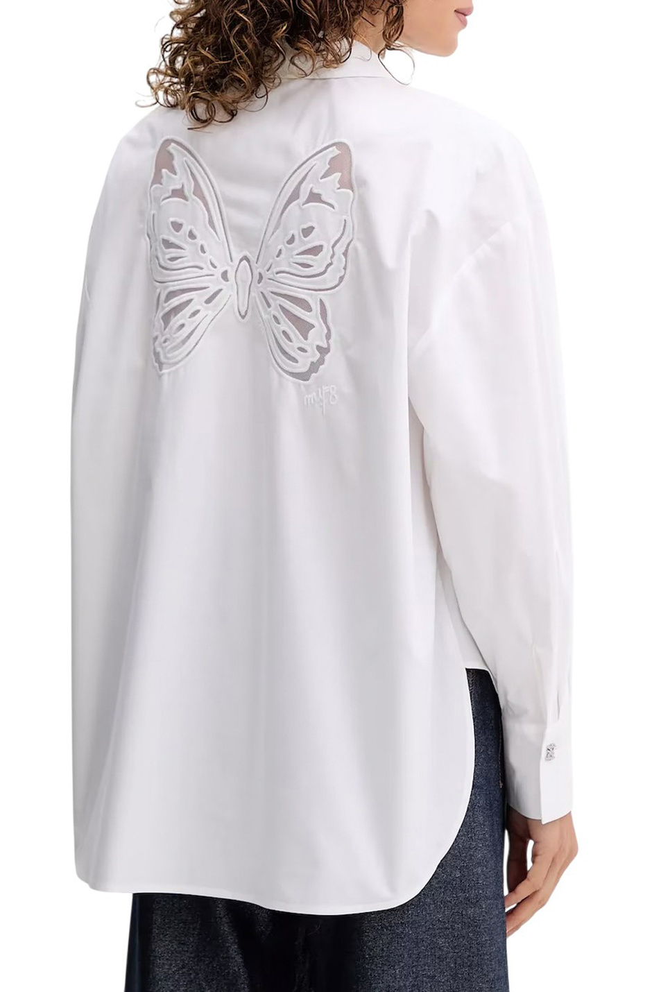 Женский TWINSET Milano Рубашка с декоративной вышивкой (цвет ), артикул 252AQ2070 | Фото 5