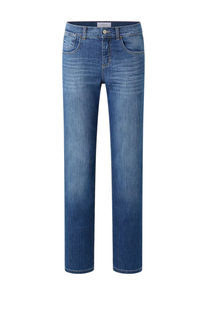 Джинсы STRAIGHT из смесового хлопка|Основной цвет:Синий Женский Angels Джинсы STRAIGHT из смесового хлопка (цвет ), артикул 350210032 | Фото 1