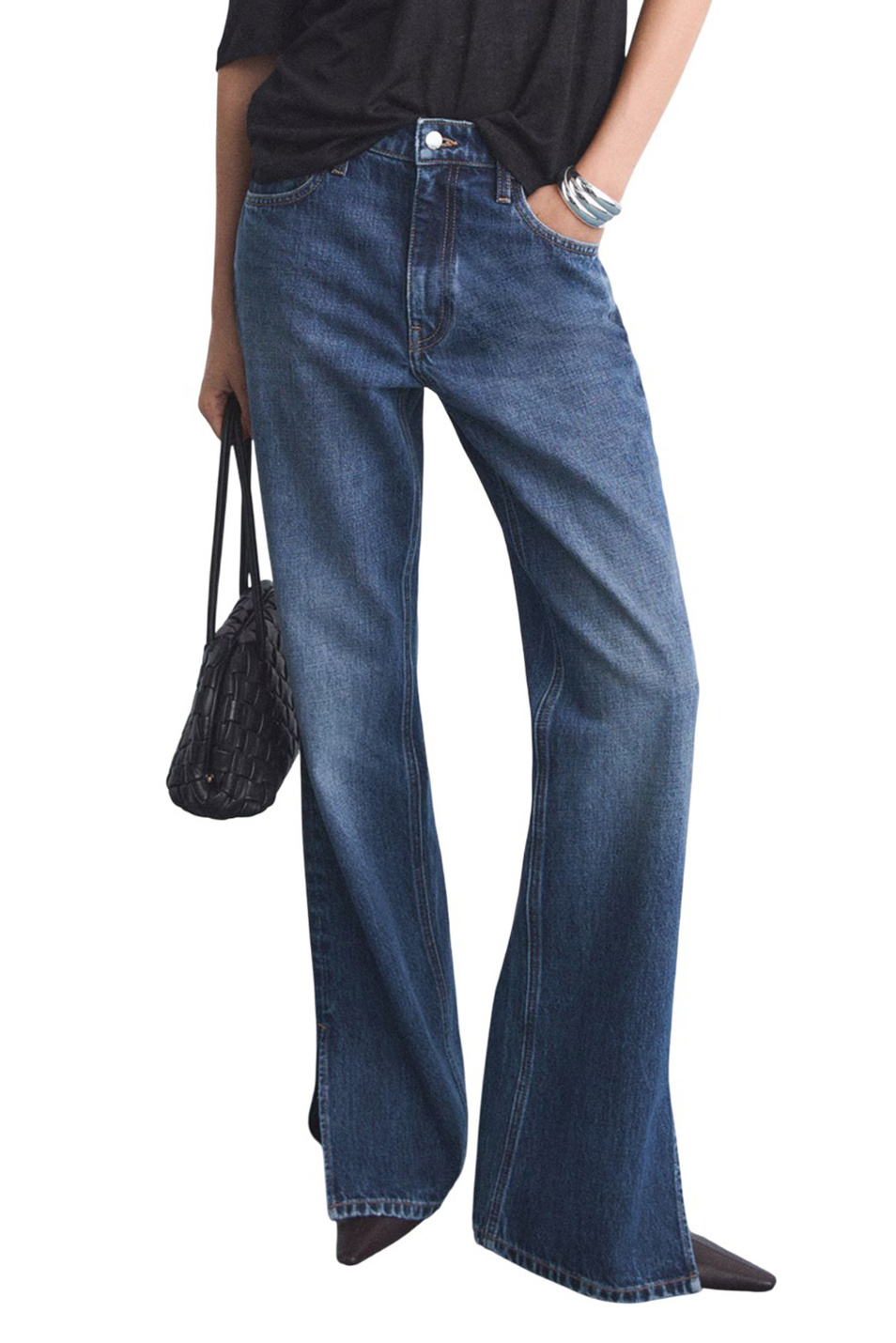 Женский Mango Джинсы ANAIS с разрезами (цвет ), артикул 17087788 | Фото 3