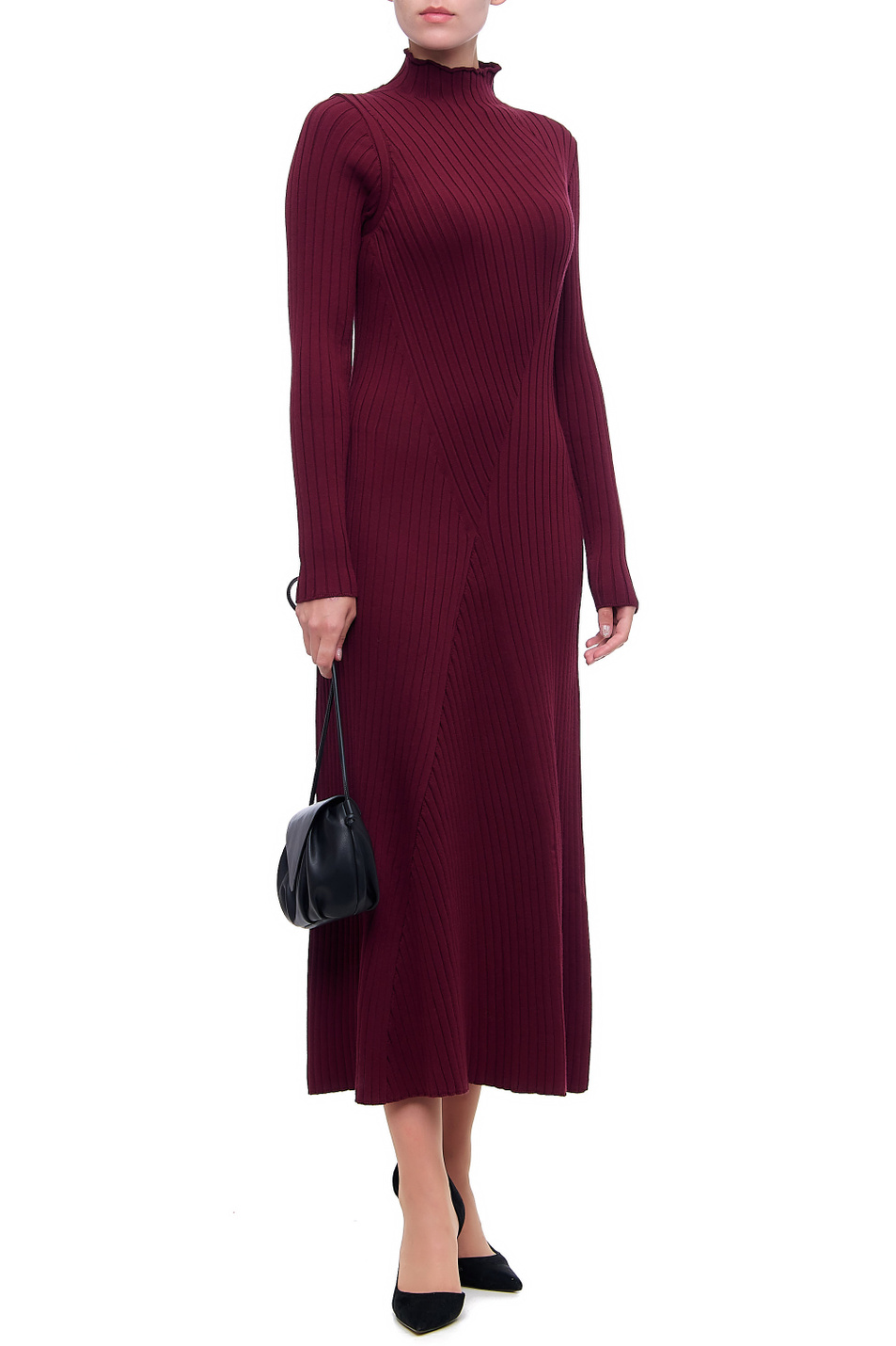 BOSS Платье из смесовой вискозы с высокой горловиной (цвет ), артикул 50461770 | Фото 2