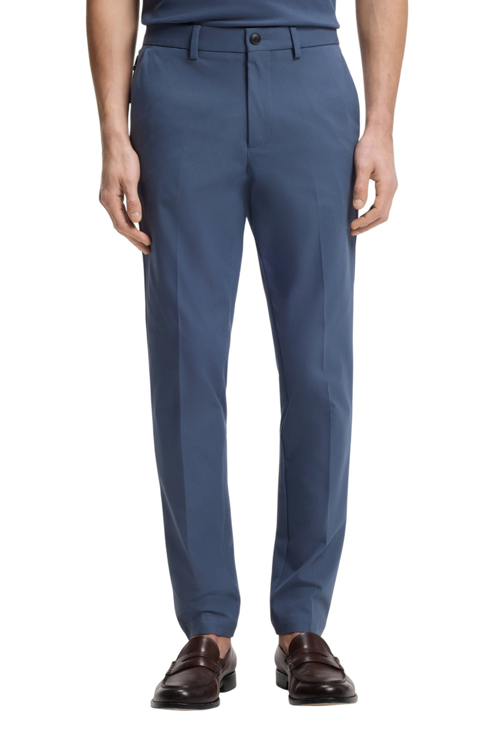 Брюки Kaiton однотонные|Основной цвет:Синий Мужской BOSS Брюки Kaiton однотонные (цвет ), артикул 50543945 | Фото 3
