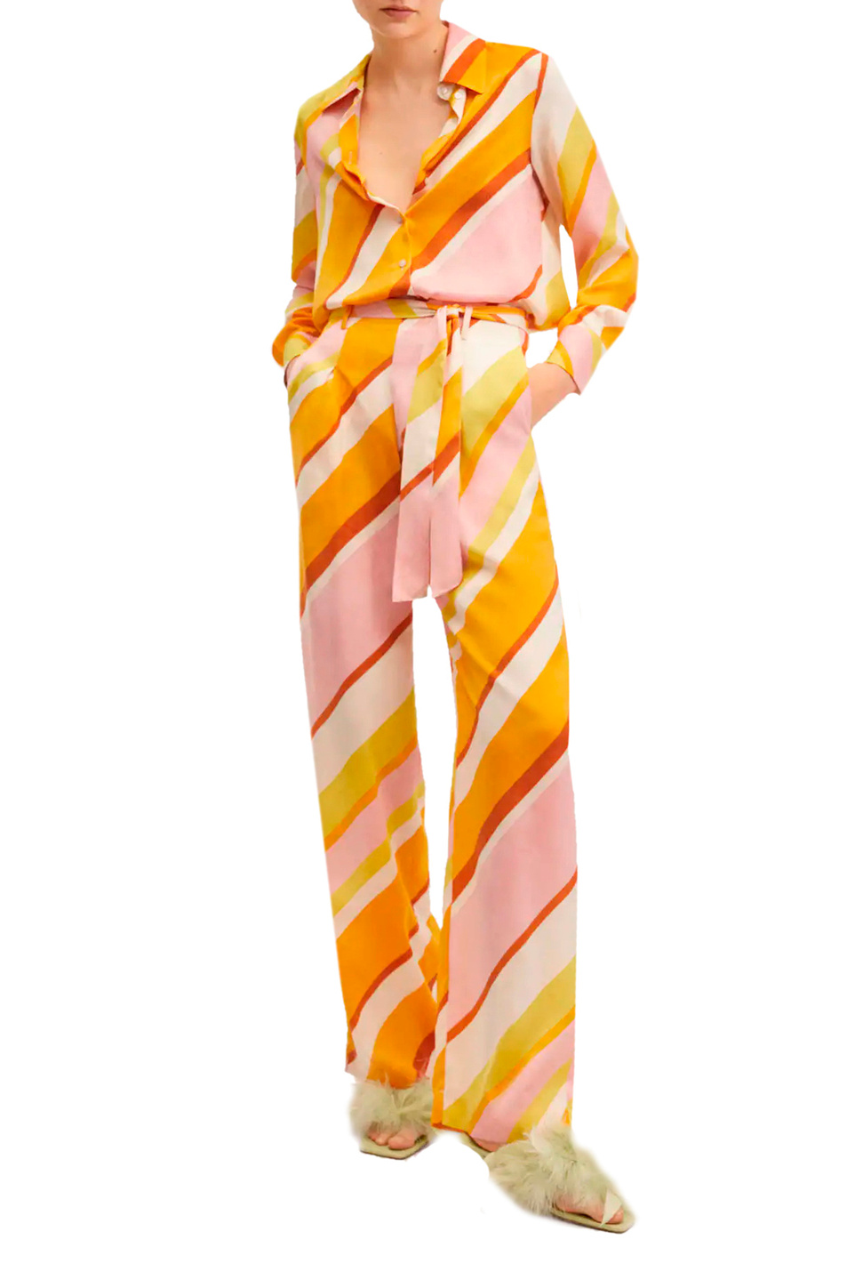 Женский Mango Блузка ODILIA с принтом (цвет ), артикул 27076327 | Фото 2