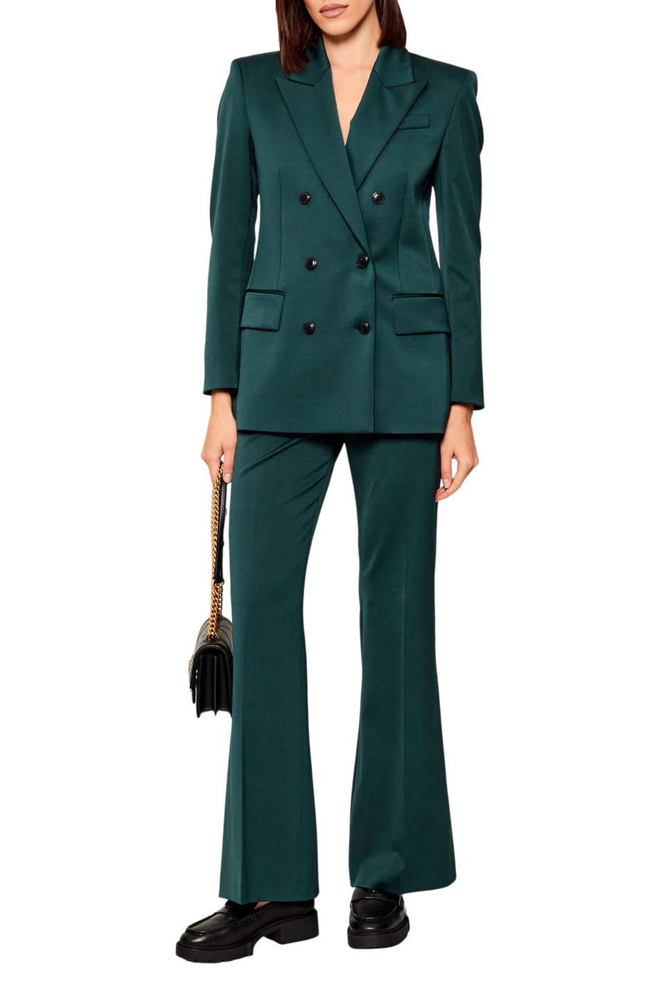 Женский HUGO Брюки Halenina расклешенного кроя (цвет ), артикул 50547645 | Фото 3