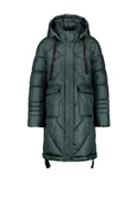 Женский Gerry Weber Полупальто стеганое с капюшоном и кулиской (цвет ), артикул 250232-31193 | Фото 1