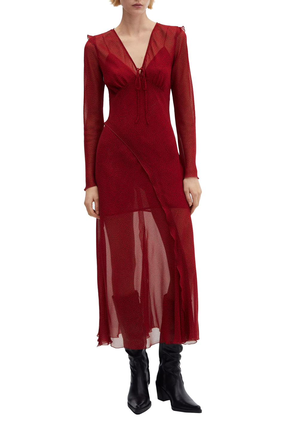 Женский Mango Платье ROSES с принтом (цвет ), артикул 67094071 | Фото 2