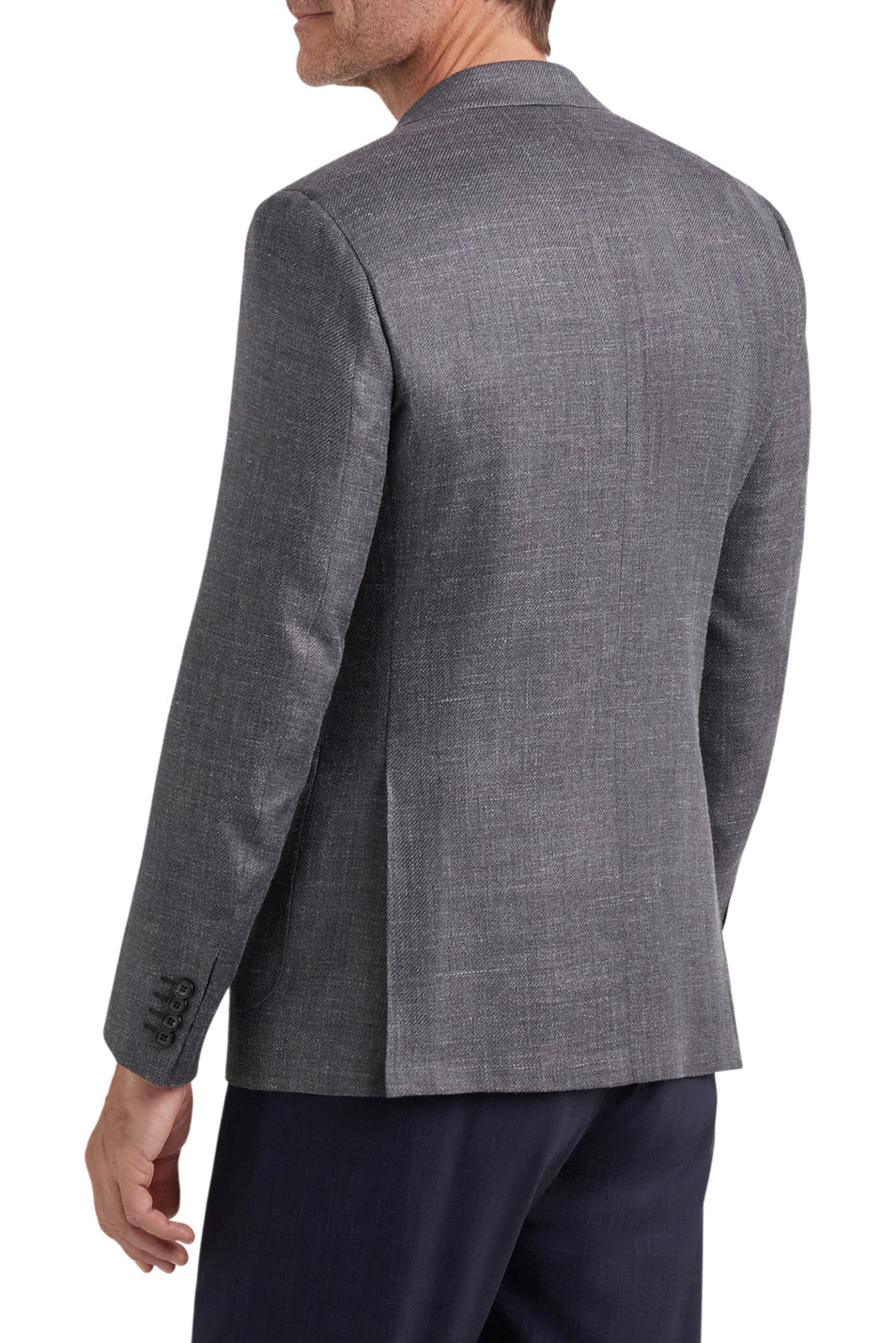 Мужской Canali Пиджак из шерсти, шелка и льна (цвет ), артикул 23275CU05013 | Фото 3