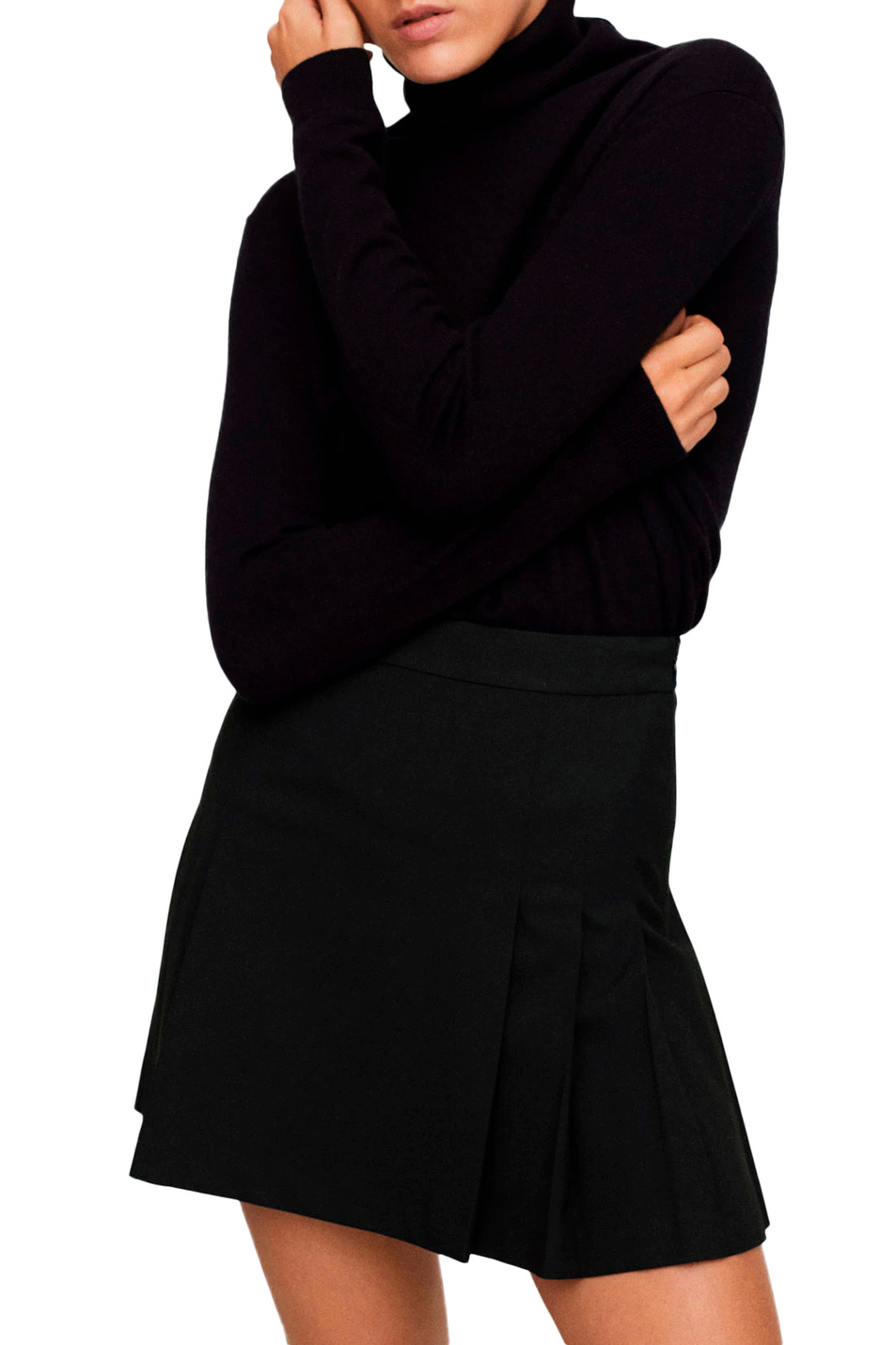 Женский Mango Короткая юбка MARTINA со складками (цвет ), артикул 17059092 | Фото 3