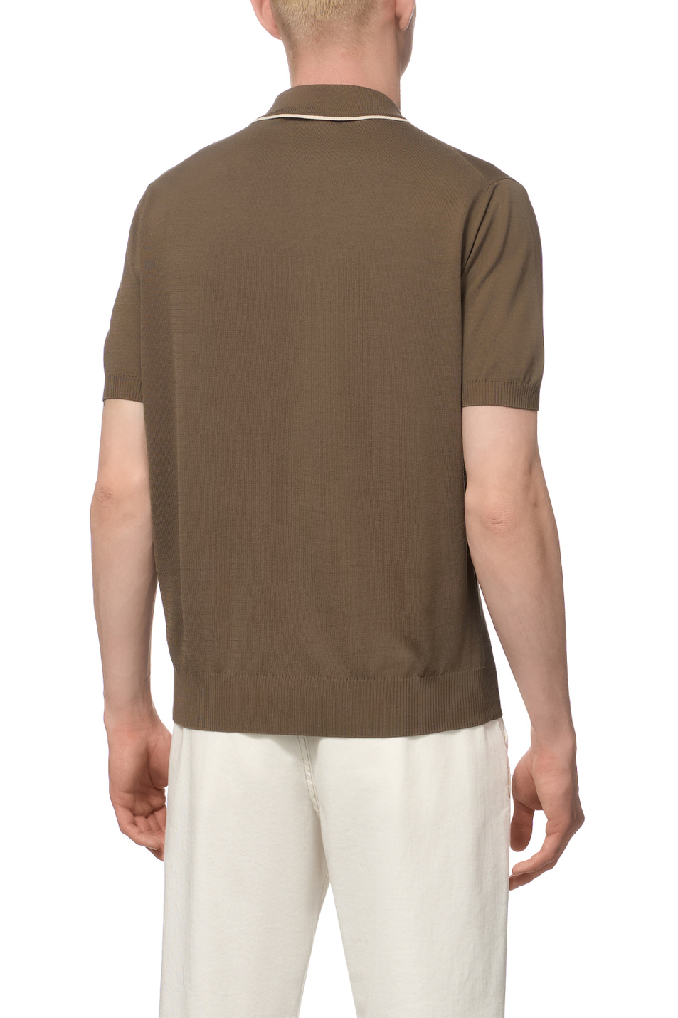 Мужской Canali Поло из натурального хлопка (цвет ), артикул C1165MK02460 | Фото 5