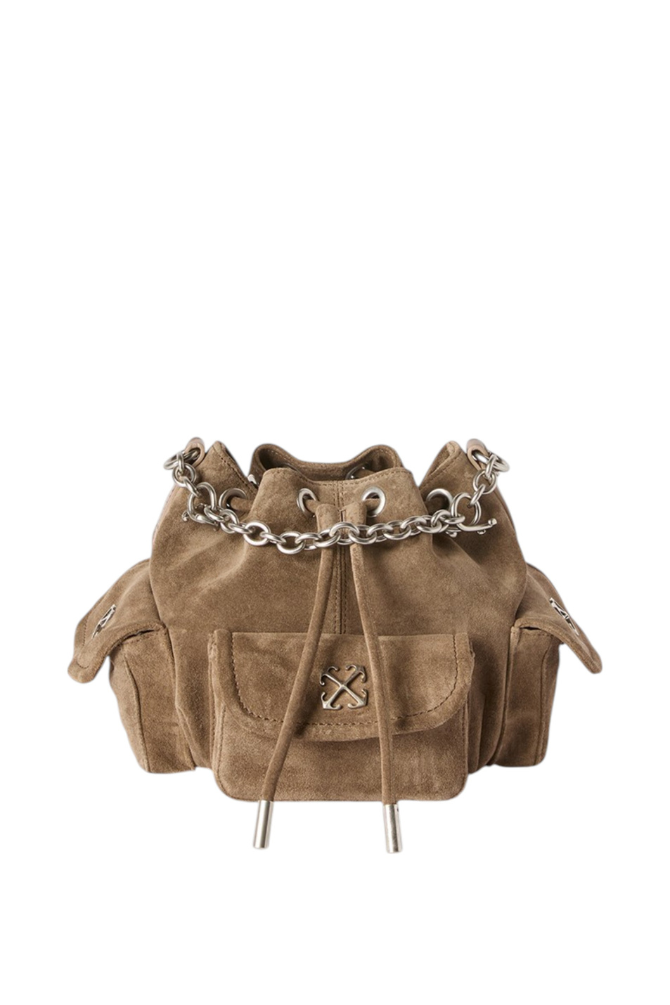 Женский Off-White Сумка Dumbo.B из натуральной замши (цвет ), артикул OWMY002S26LEA0016000 | Фото 1