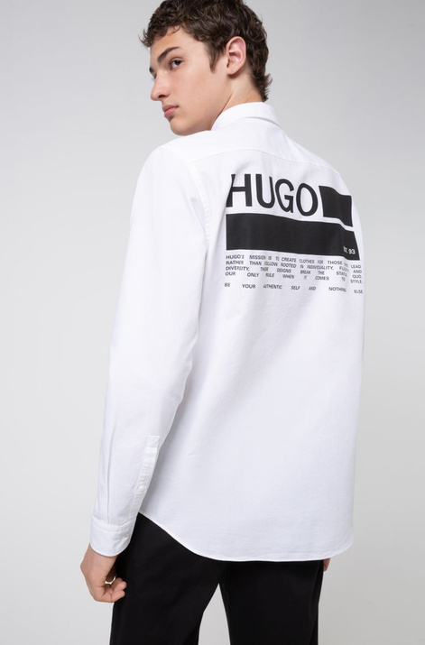 HUGO Рубашка из натурального хлопка ( цвет), артикул 50438119 | Фото 3