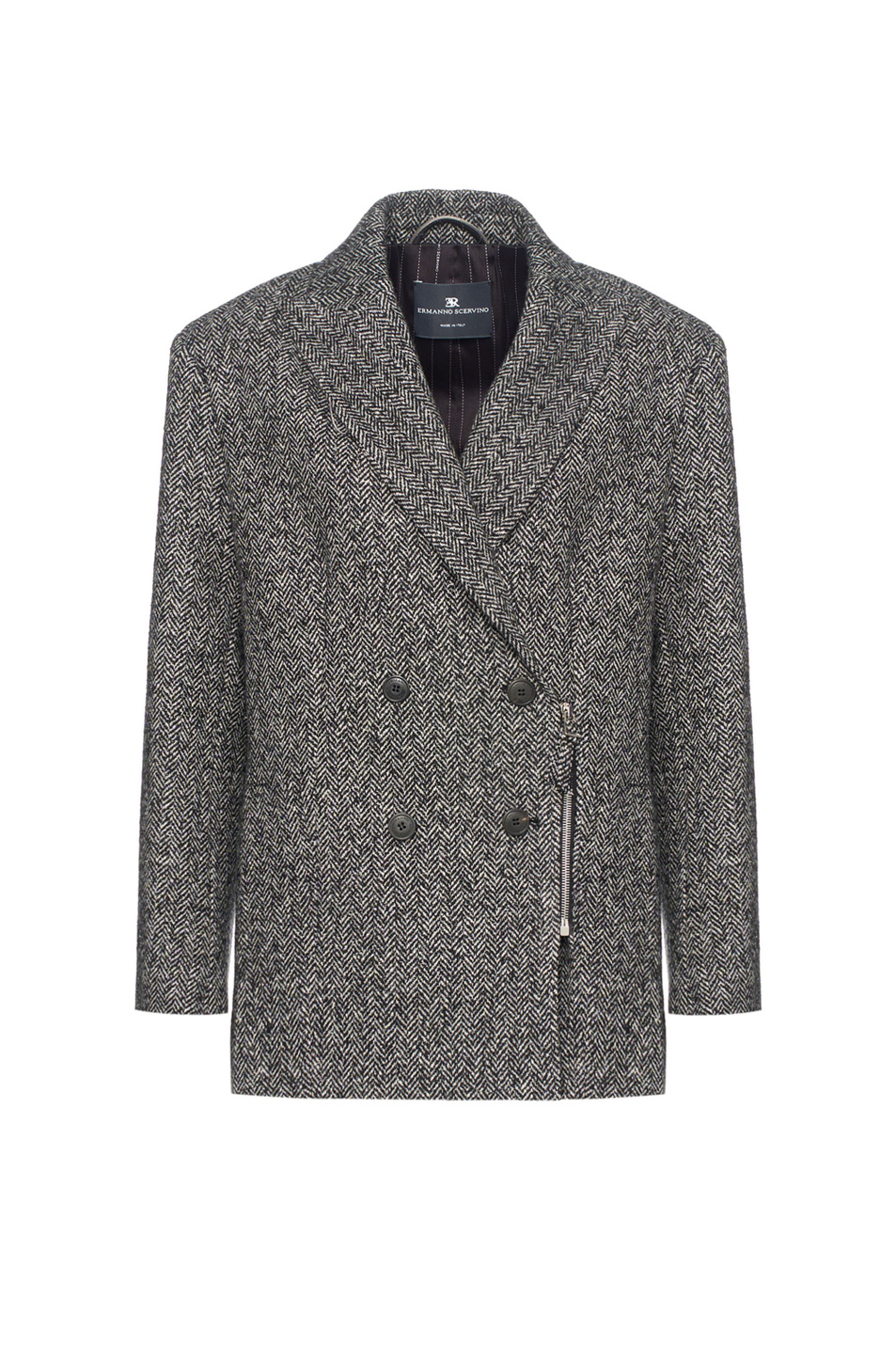 Женский ERMANNO SCERVINO Пиджак из шерсти и шелка (цвет ), артикул D476I317UNM | Фото 1