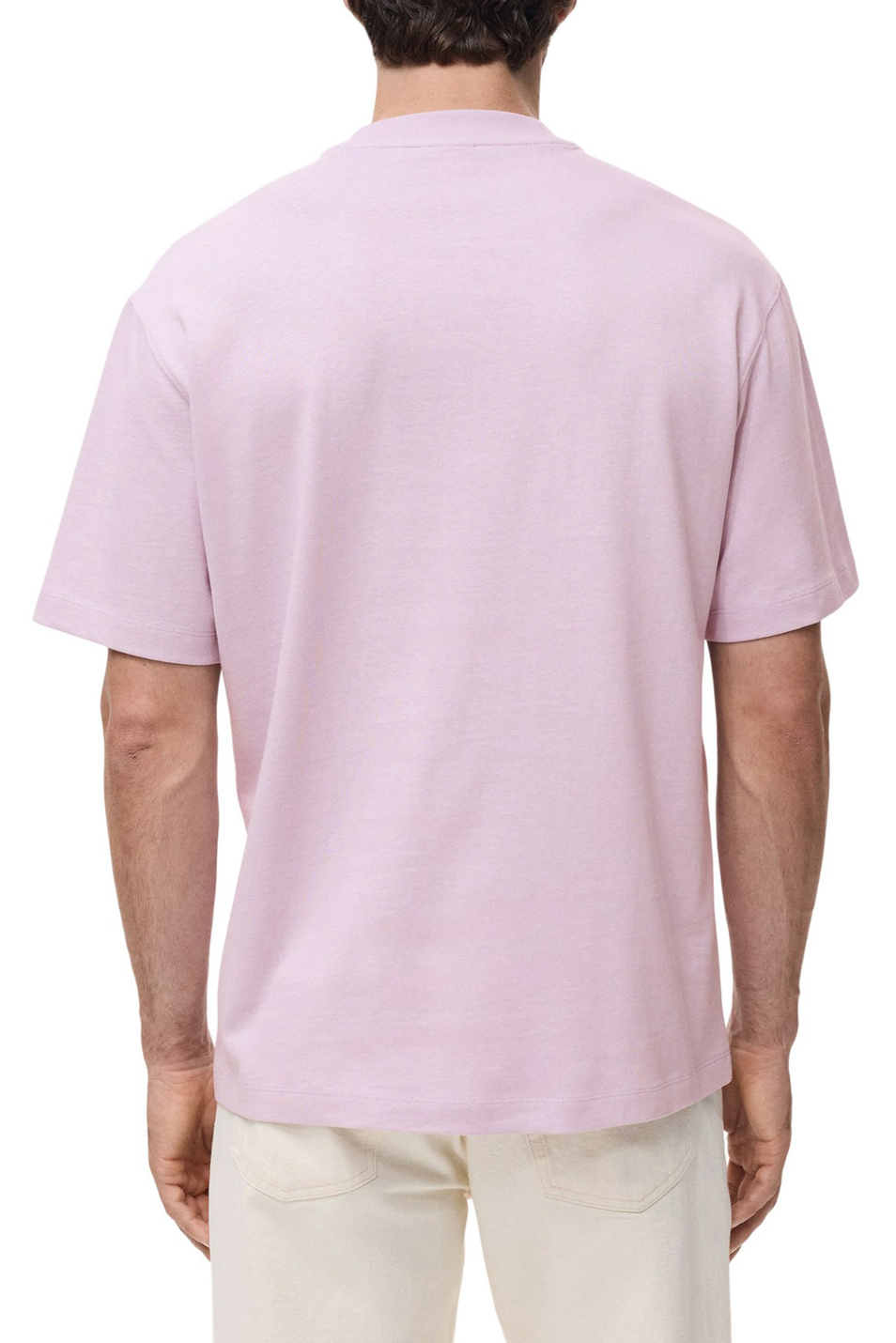 Футболка ANOUK свободного кроя|Основной цвет:Розовый Мужской Mango Man Футболка ANOUK свободного кроя (цвет ), артикул 17011240 | Фото 4