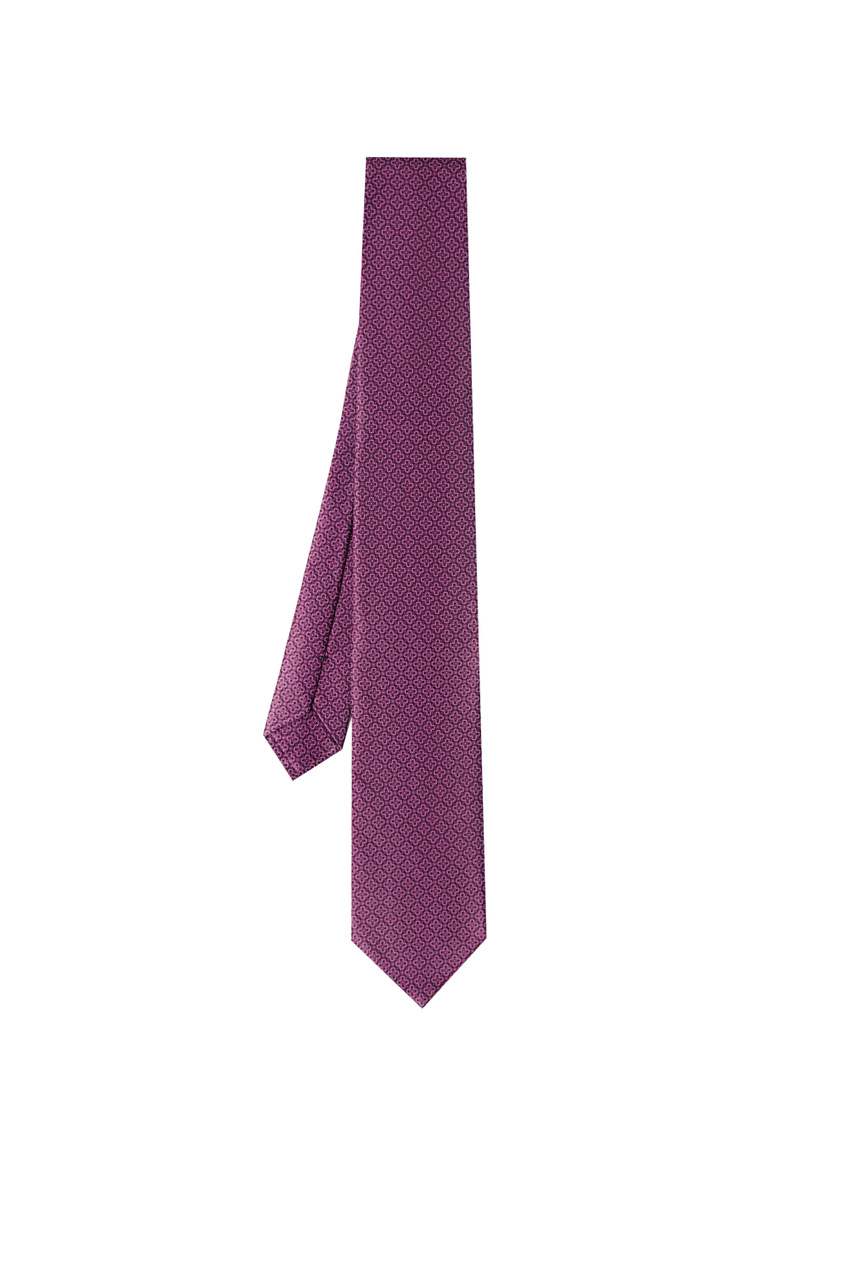 Галстук из натурального шелка|Основной цвет:Фиолетовый|Артикул:CH-41038 | Фото 1