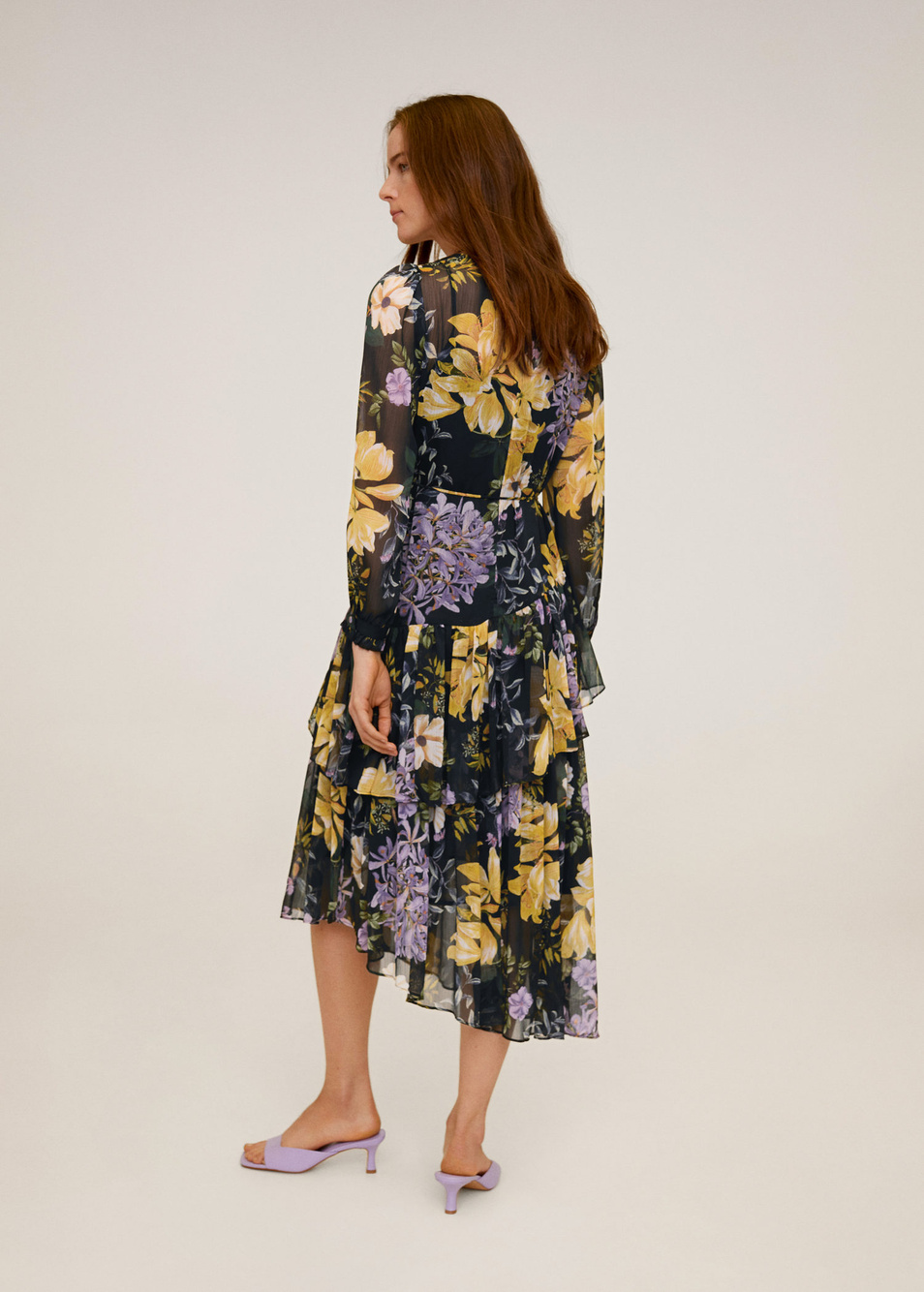 Платье ZAIDI|Основной цвет:Мультиколор Женский Mango Платье ZAIDI (цвет ), артикул 67054425 | Фото 5