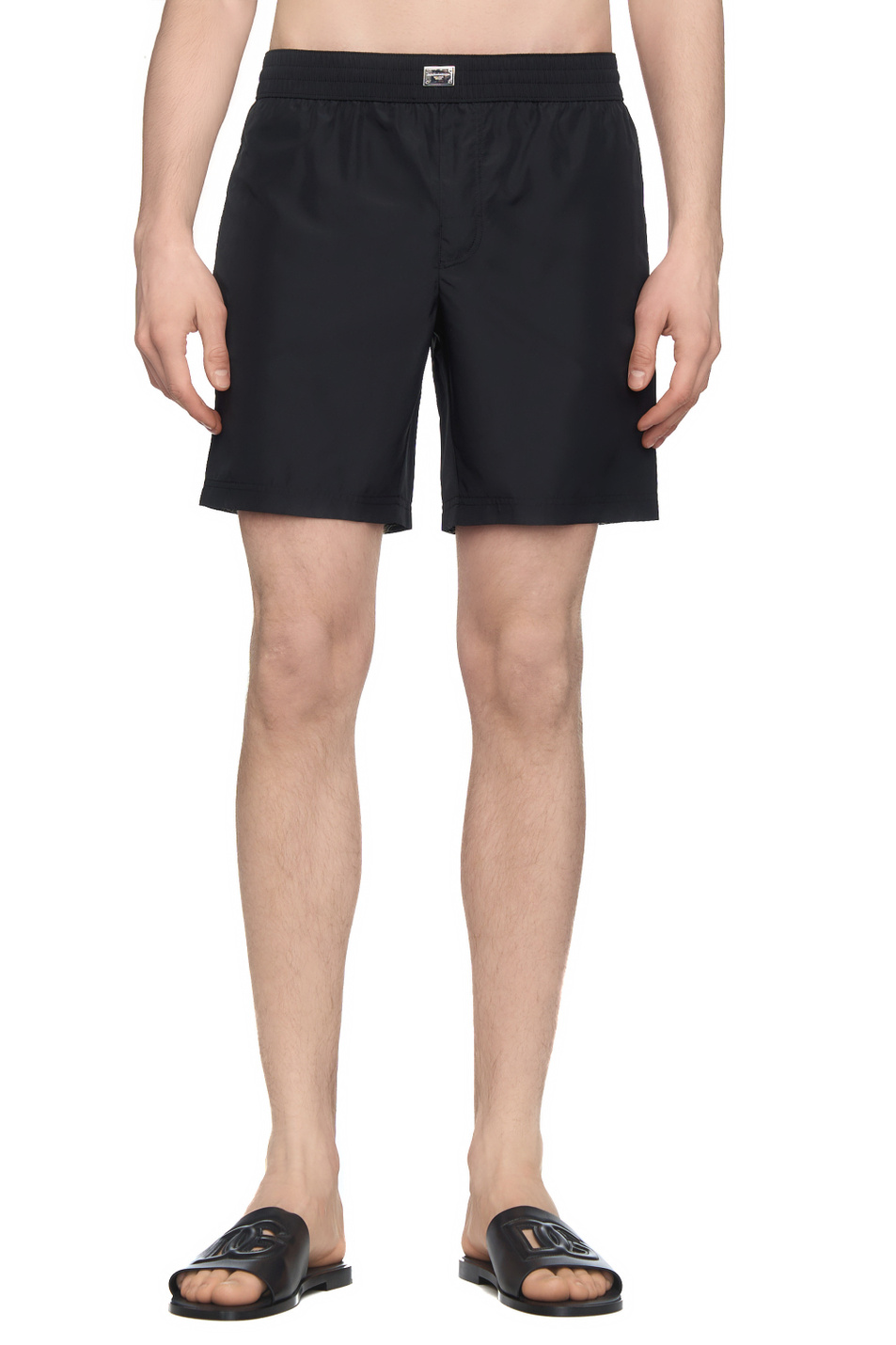 Мужской Dolce & Gabbana Шорты для плавания однотонные (цвет ), артикул M4F36T-ONR46 | Фото 5